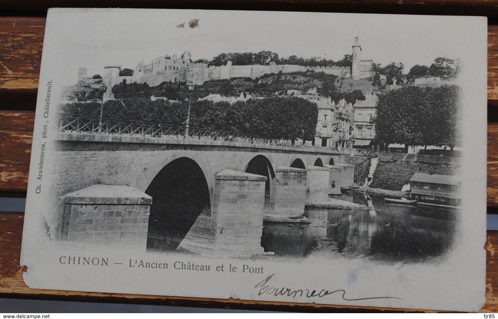 CHINON L ANCIEN CHATEAU ET LE PONT - Chinon