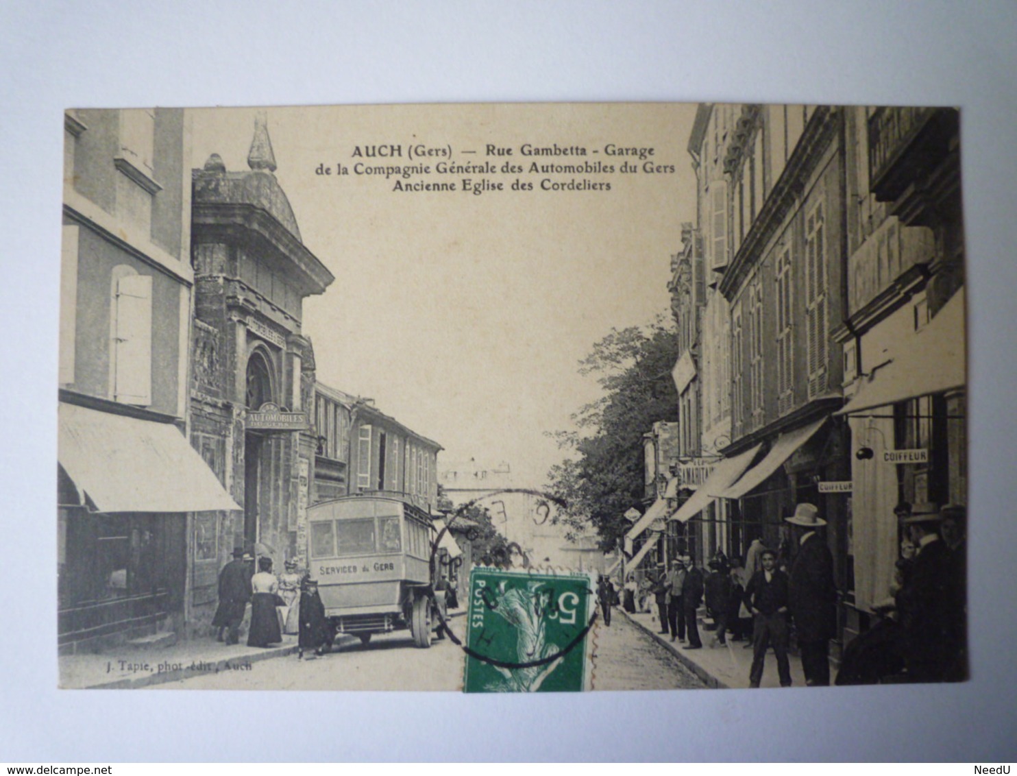 2019 - 1874  AUCH  (Gers)  :  Rue Gambetta  -  Garage De La Compagnie Générale Des Automobiles Du Gers   XXX - Auch