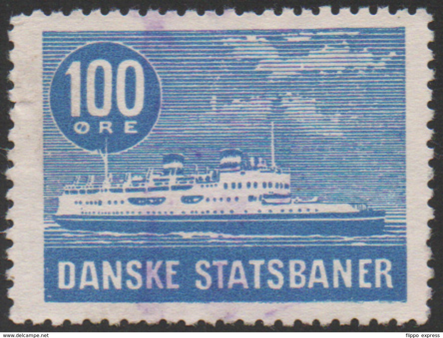 Denmark, D.S.B., Railway Stamp, Used - Andere & Zonder Classificatie