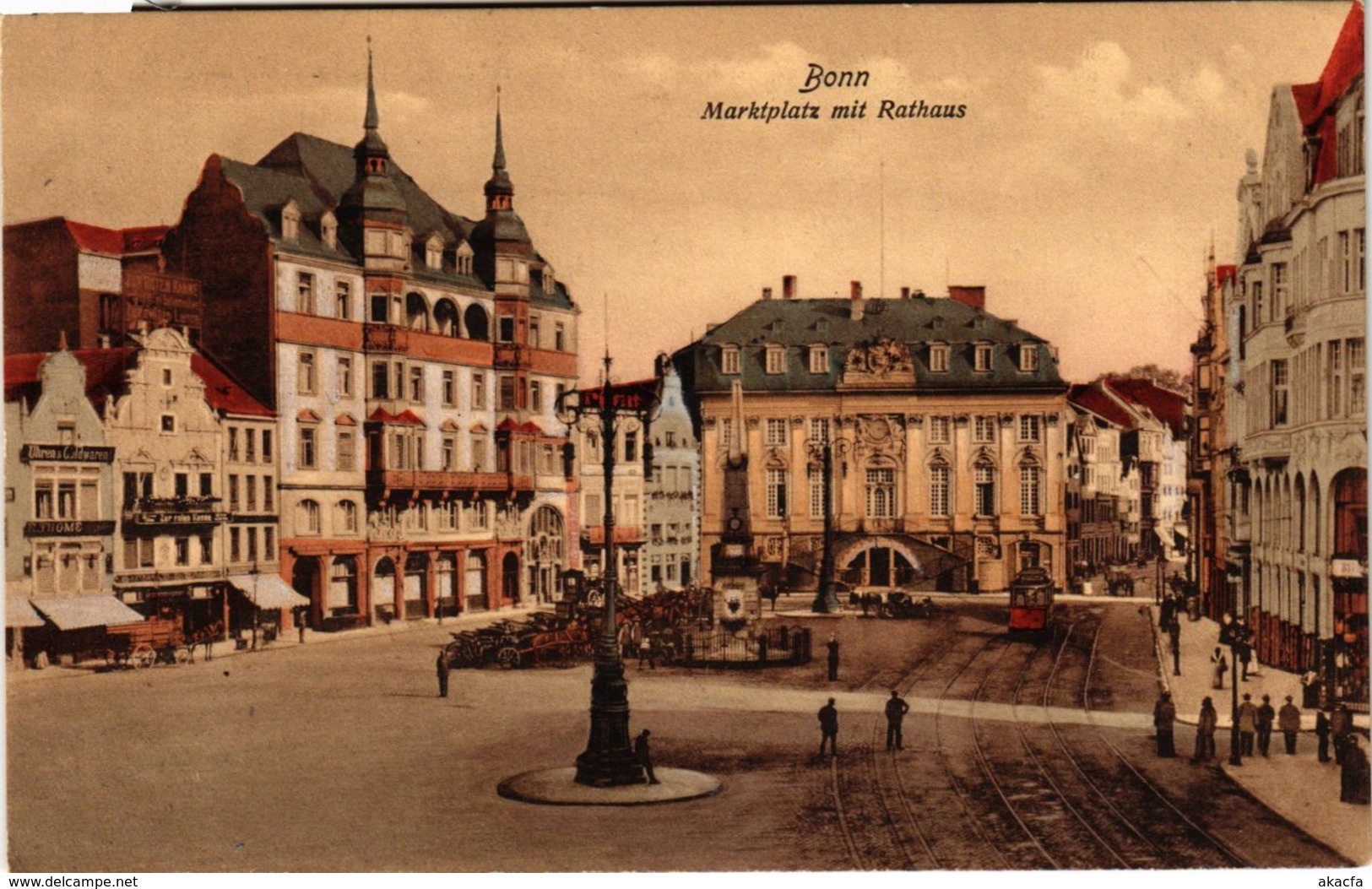 CPA AK Bonn- Marktplatz Mit Rathaus GERMANY (883806) - Bonn