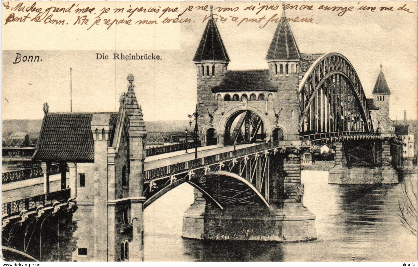 CPA AK Bonn- Die Rheinbrucke GERMANY (883856) - Bonn