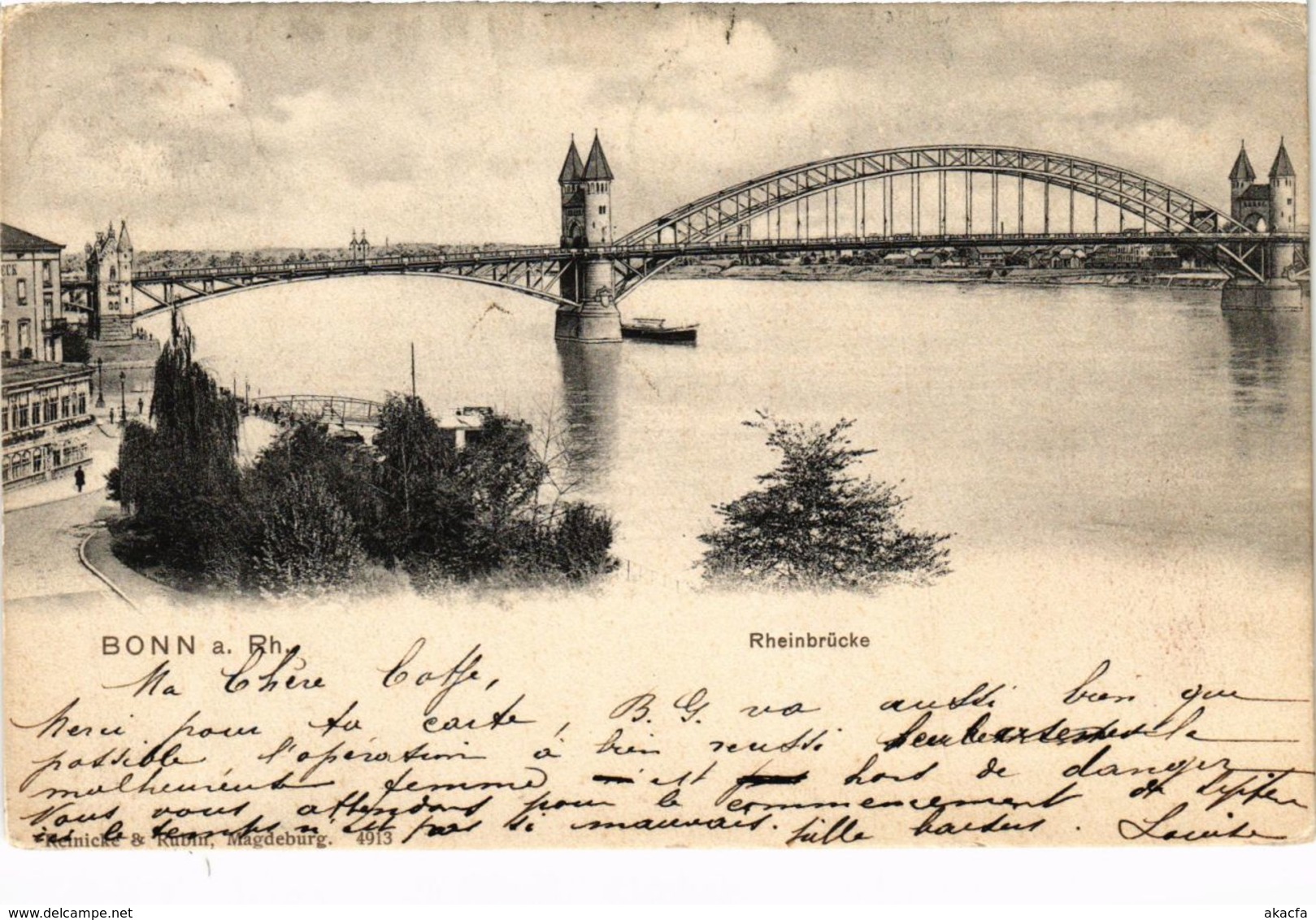 CPA AK Bonn- Rheinbrucke GERMANY (883870) - Bonn