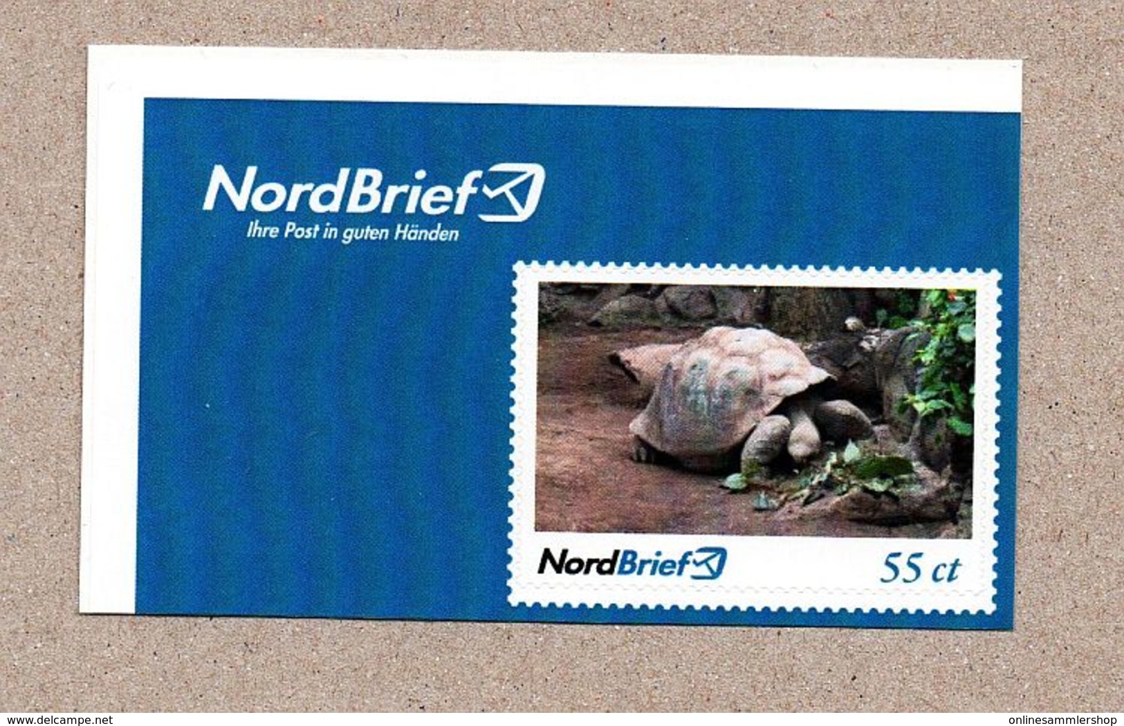 BRD - Privatpost Nordbrief - Schildkröte Testudo - Galápagos-Riesenschildkröte (Geochelone Nigra) - Tortugas