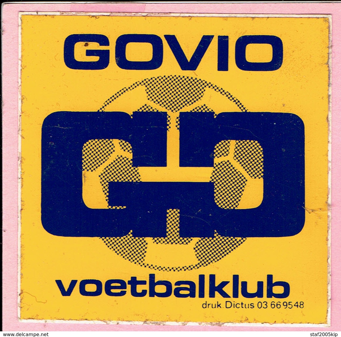 Sticker - GOVIO - Voetbalclub - Autocollants