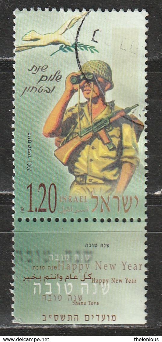 # Israele 2001 - Festival 2001 - Israeli Soldier - Used Stamps (with Tabs)