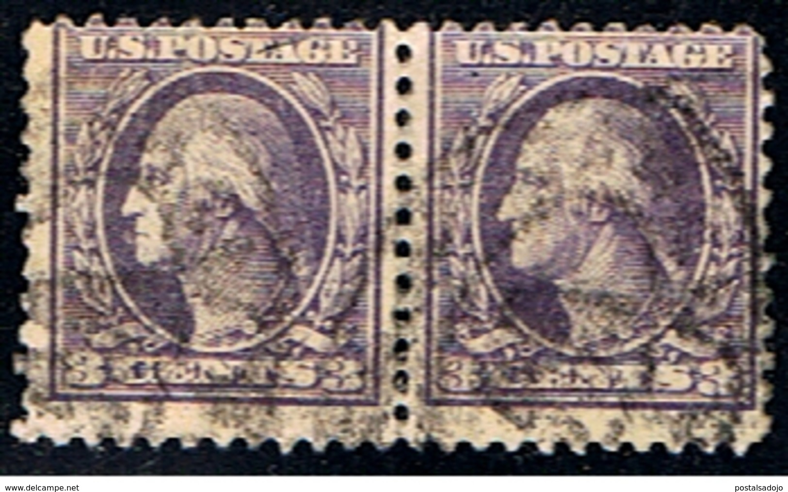 US 345 // YVERT  201 A + 201 A (SE TENANT) // 1916-19 - Unused Stamps