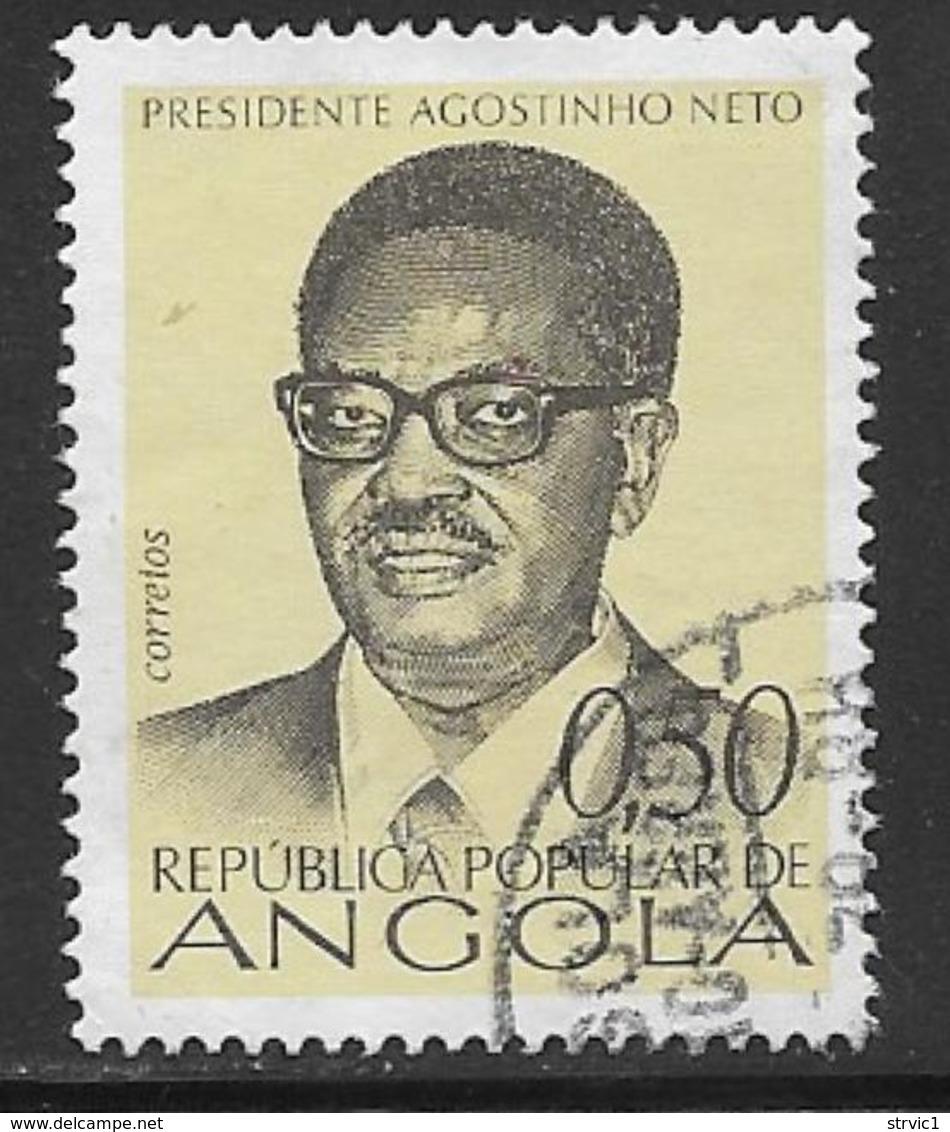 Angola Scott # 599 Used Neto, 1976 - Angola