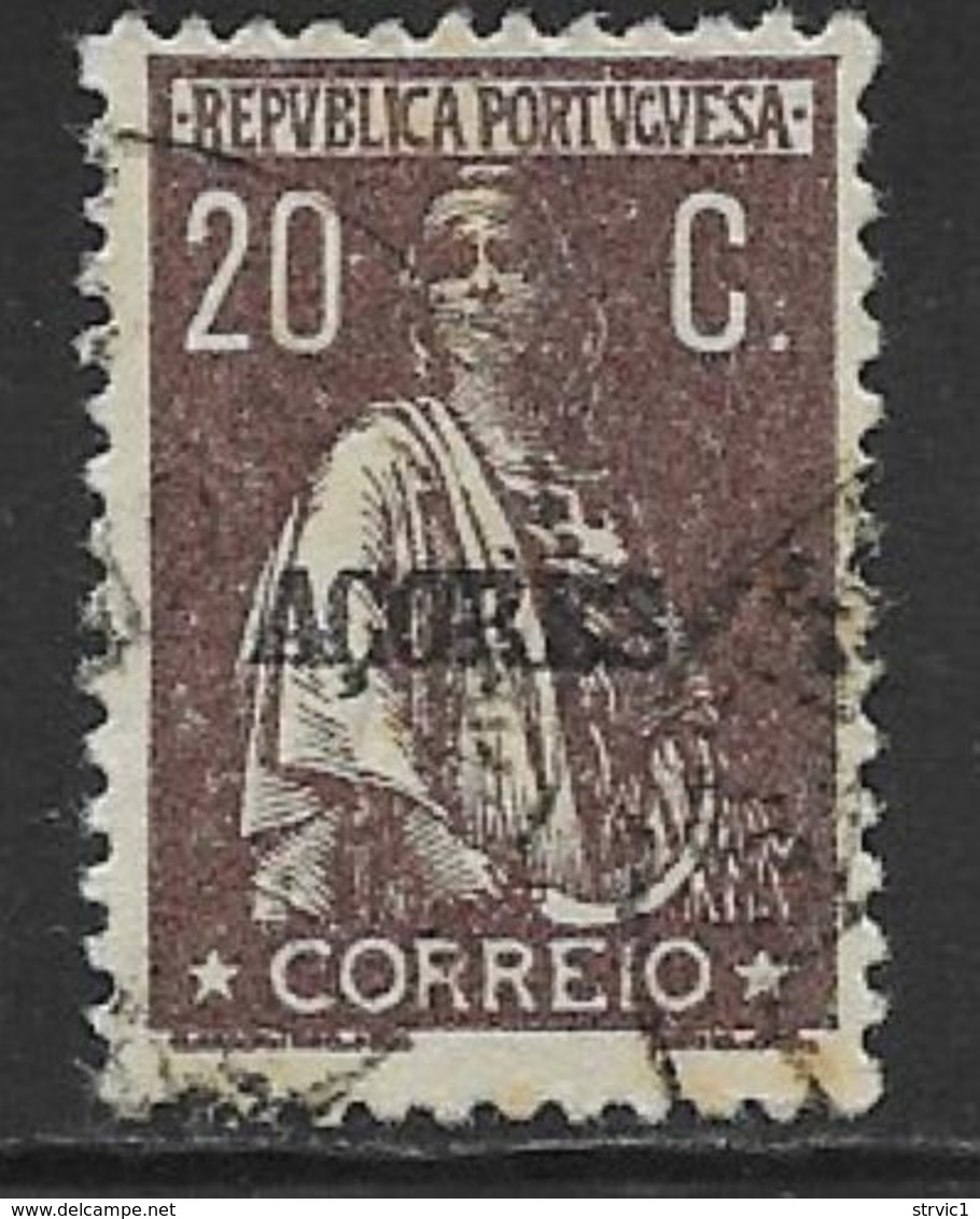 Azores Scott # 191 Used Ceres, 1920 - Azores