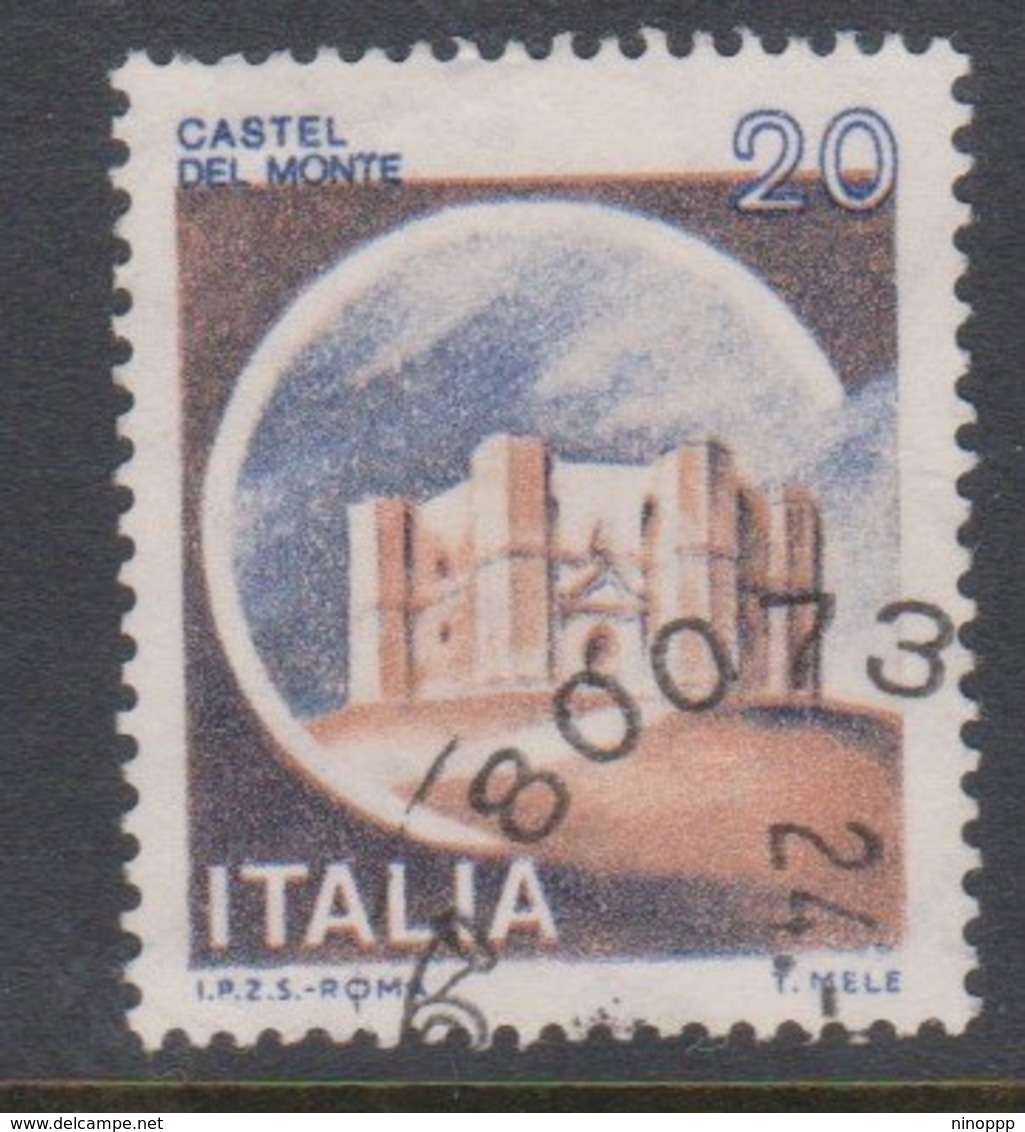 Italy Republic S 1506 1980 Castle   Lire 20 Del Monte Andria,used - 1971-80: Used