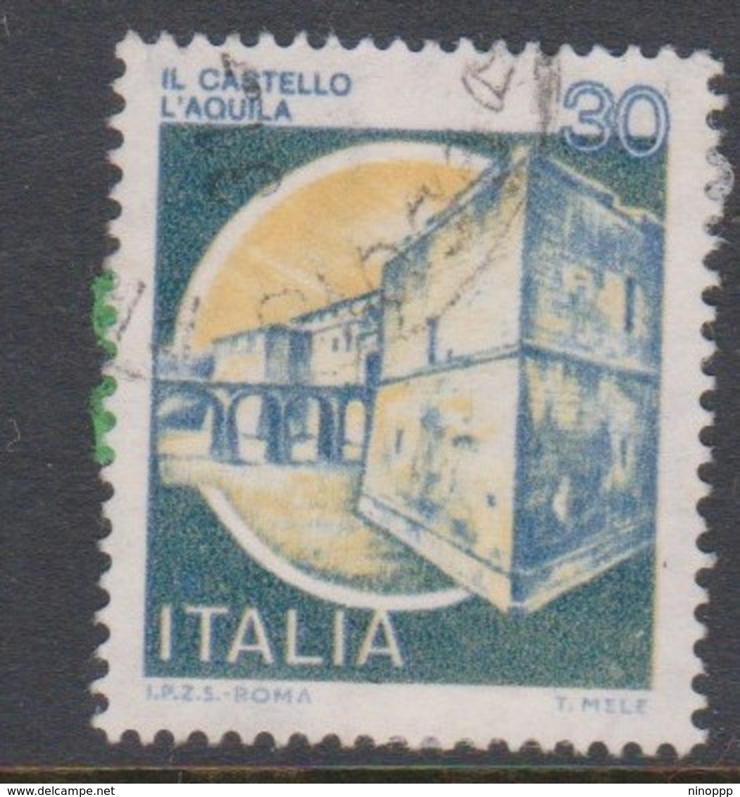 Italy Republic S 1506A 1981 Castle Dell'aquila,used - 1971-80: Used