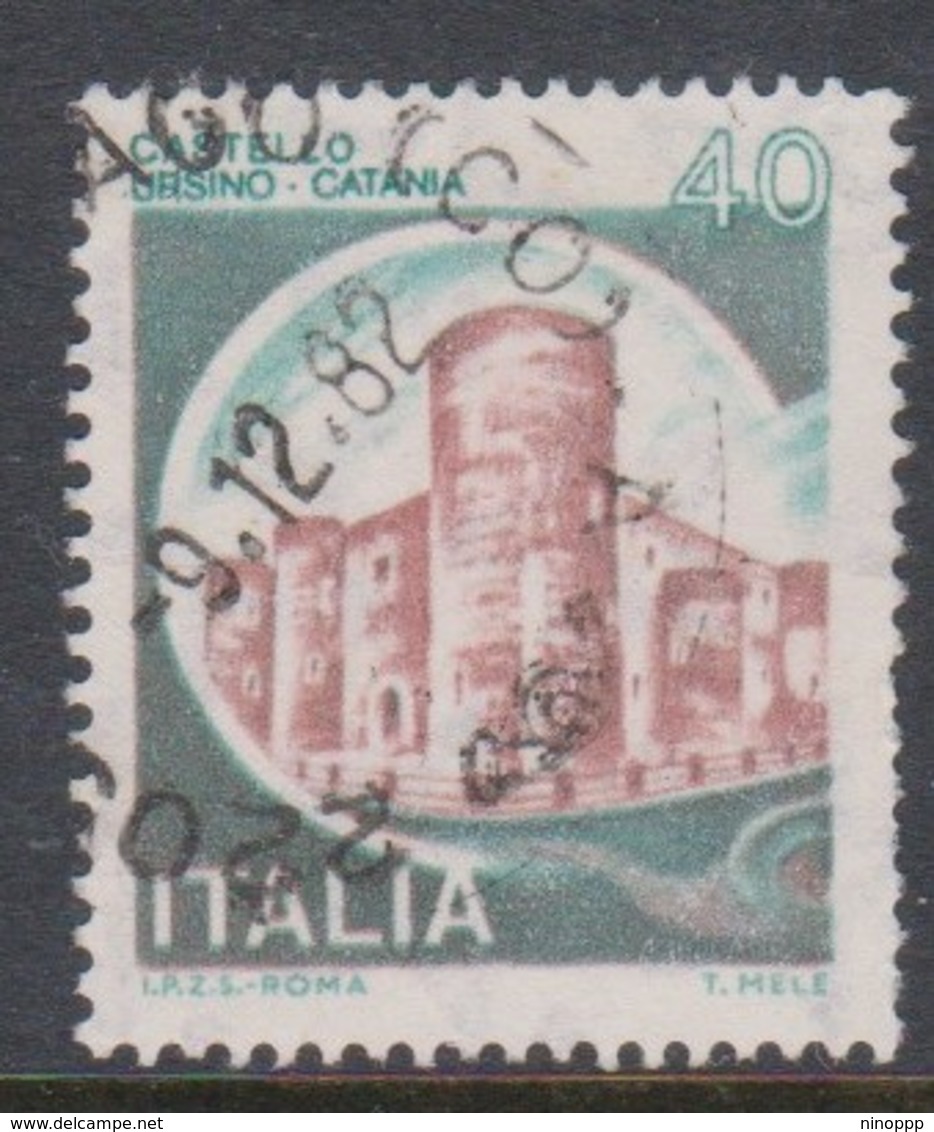 Italy Republic S 1507 1980 Castle   Lire 40 Ursino Catania,used - 1971-80: Used