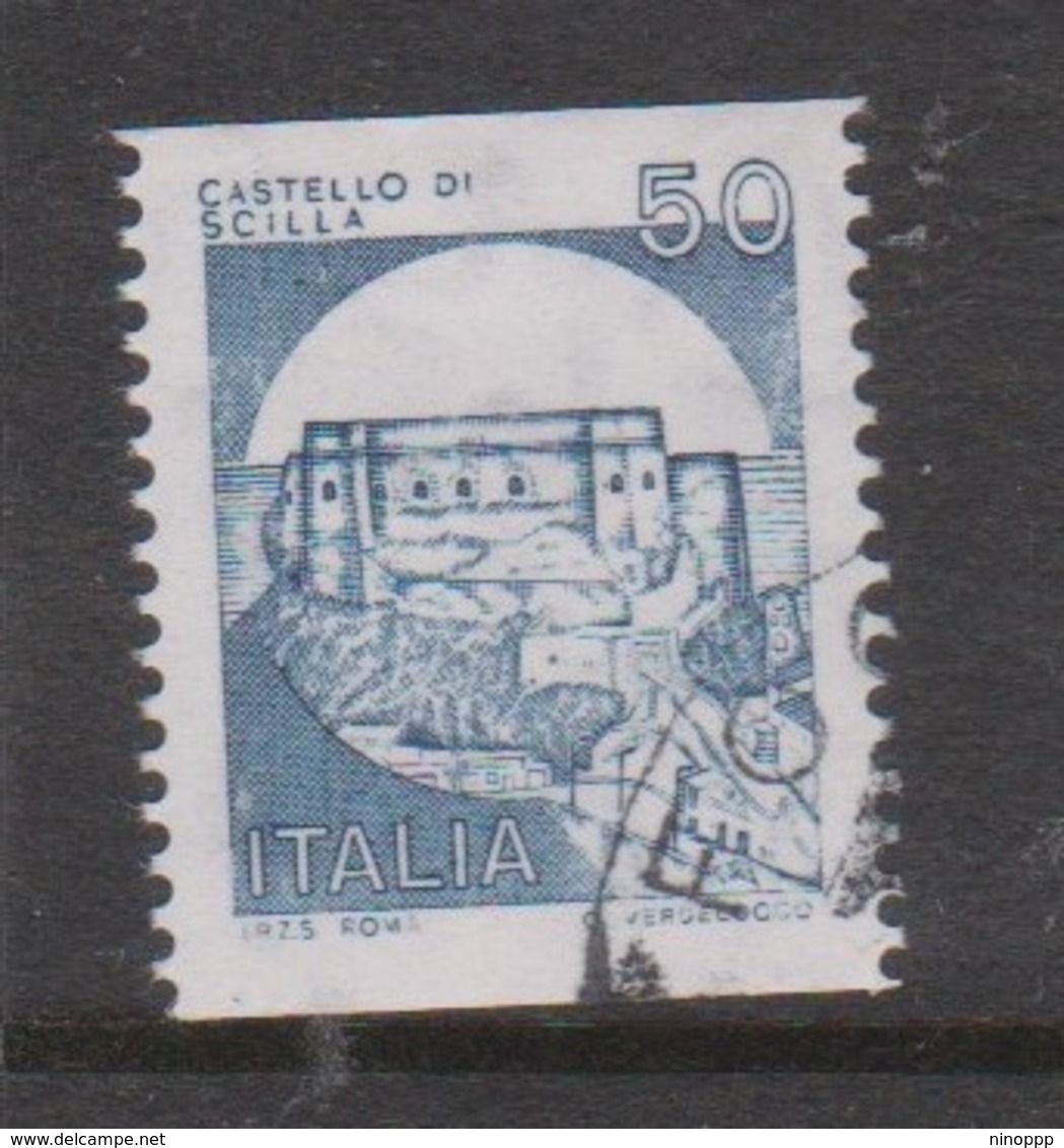 Italy Republic S 1528A 1985 Castle 50 Lire Ultra ,used - 1971-80: Used