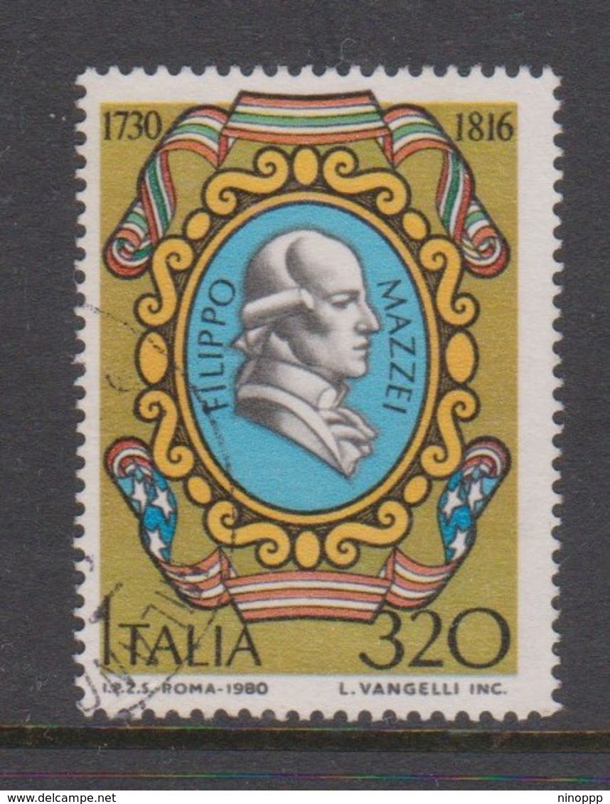 Italy Republic S 1535 1980 Filippo Mazzei ,used - 1971-80: Used