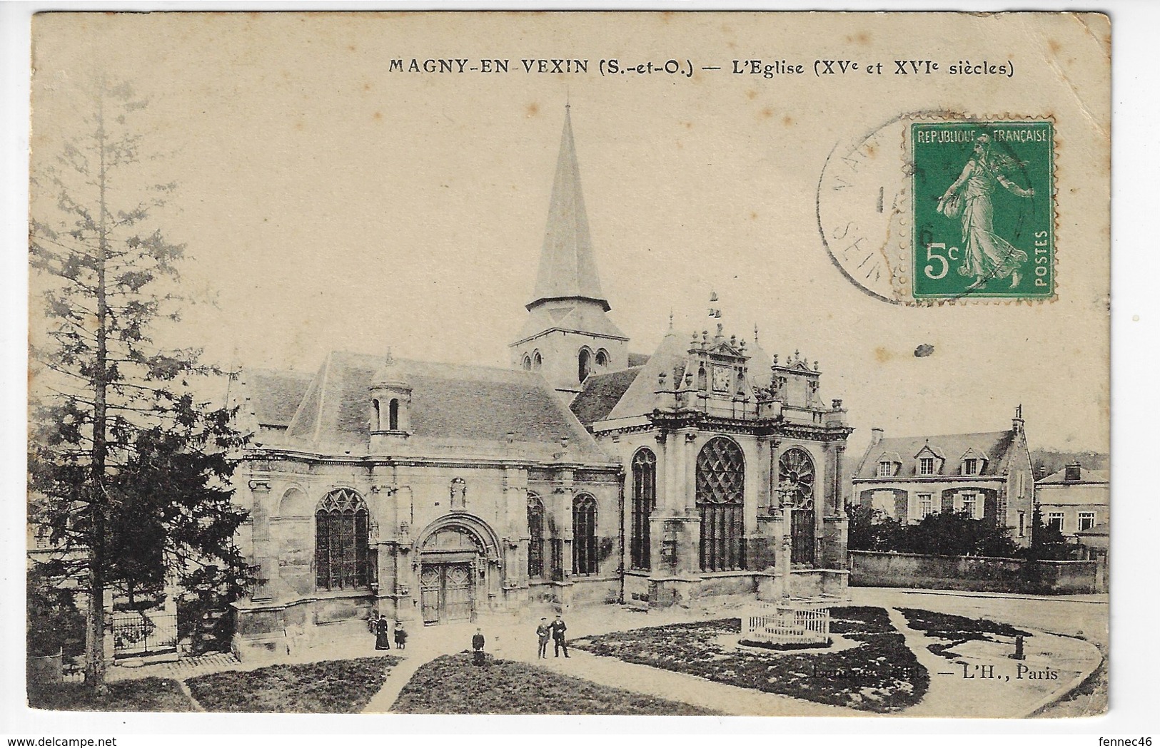 95 - MAGNY En VEXIN - L'Eglise (XVe Et XVIe Siècles) - 1916 (N33) - Magny En Vexin