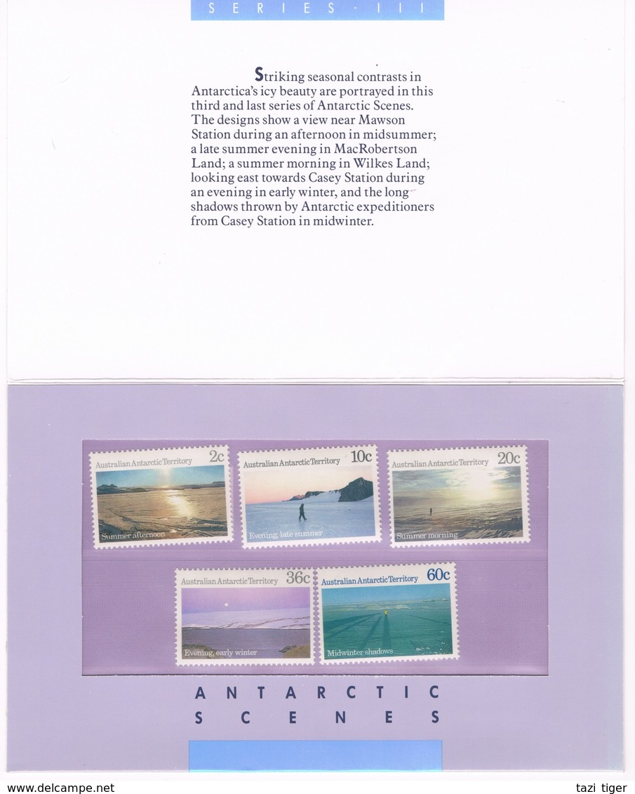 AUSTRALIAN ANTARCTIC TERRITORY (AAT) • 1987 • Antarctic Scenes: Series III • Pack - Other & Unclassified