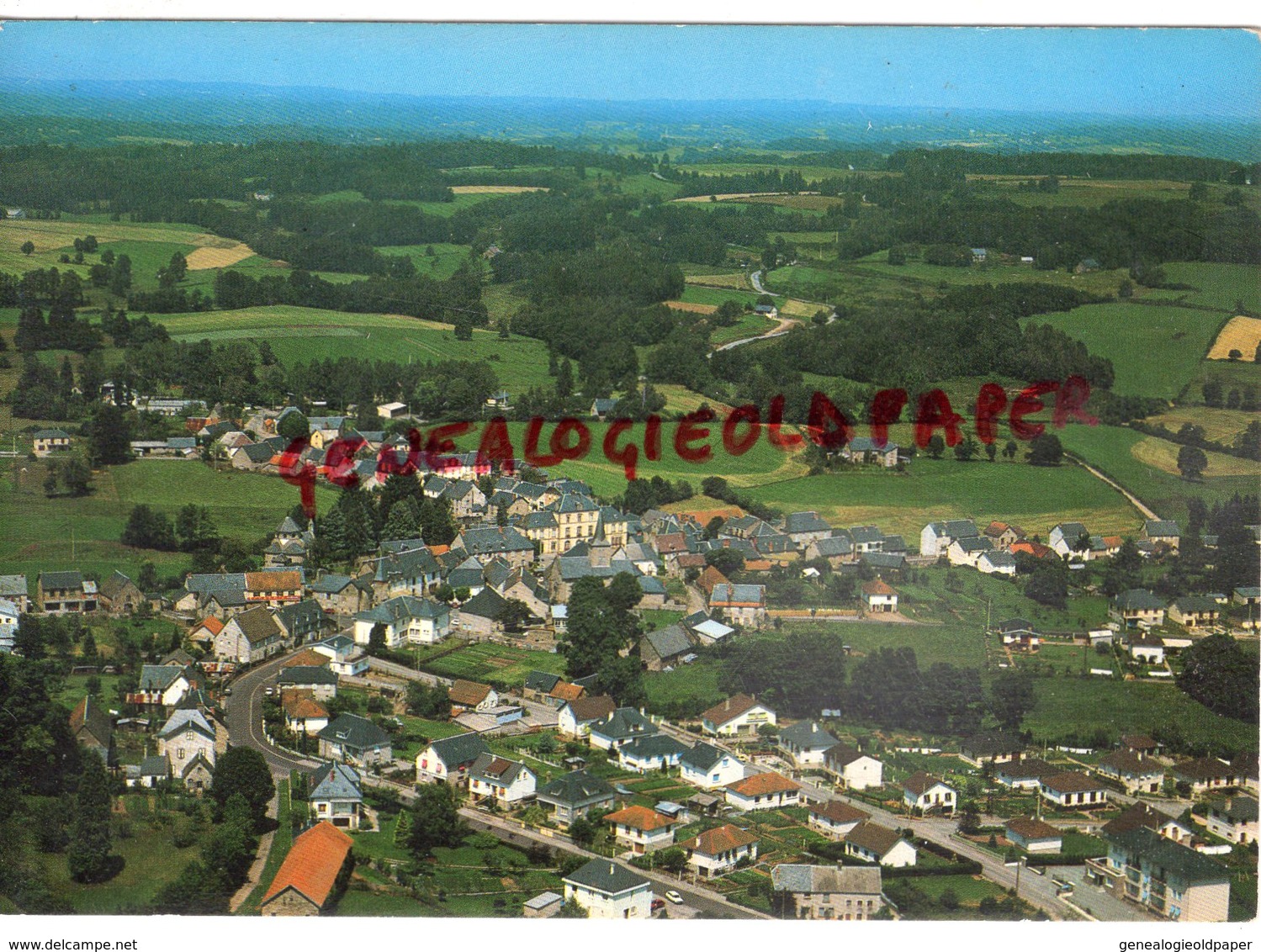 19- EYGURANDE - VUE GENERALE AERIENNE  -CORREZE - Eygurande