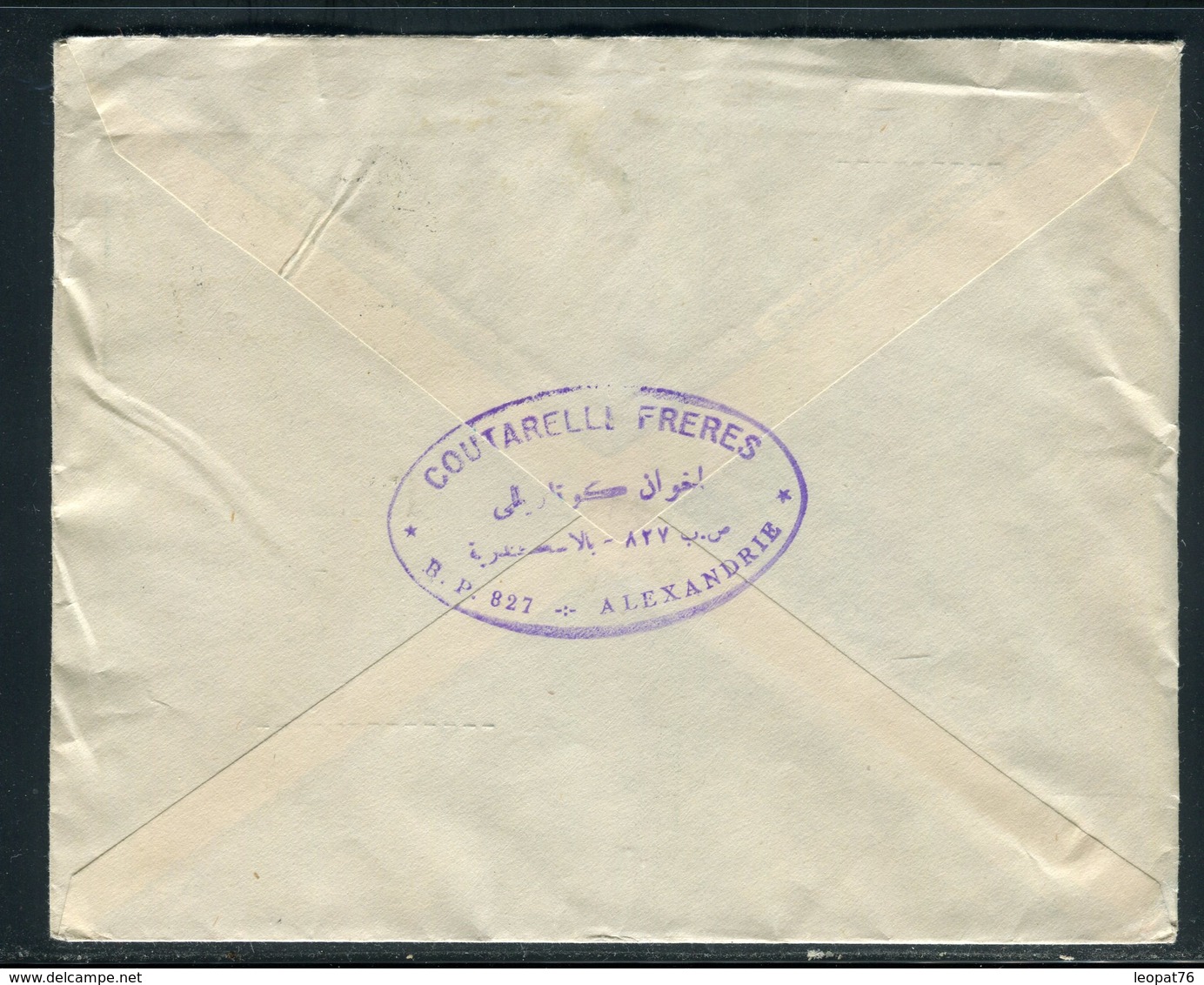 Egypte - Enveloppe De Alexandrie Pour La France En 1950, Affranchissement Plaisant - Prix Fixe - Réf JJ 247 - Cartas & Documentos