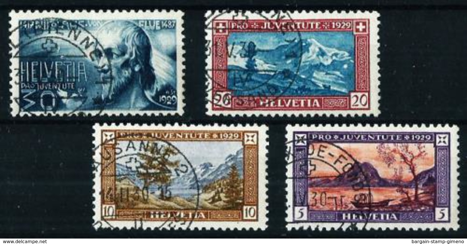 Suiza Nº 235/8 USADO Cat.13€ - Used Stamps