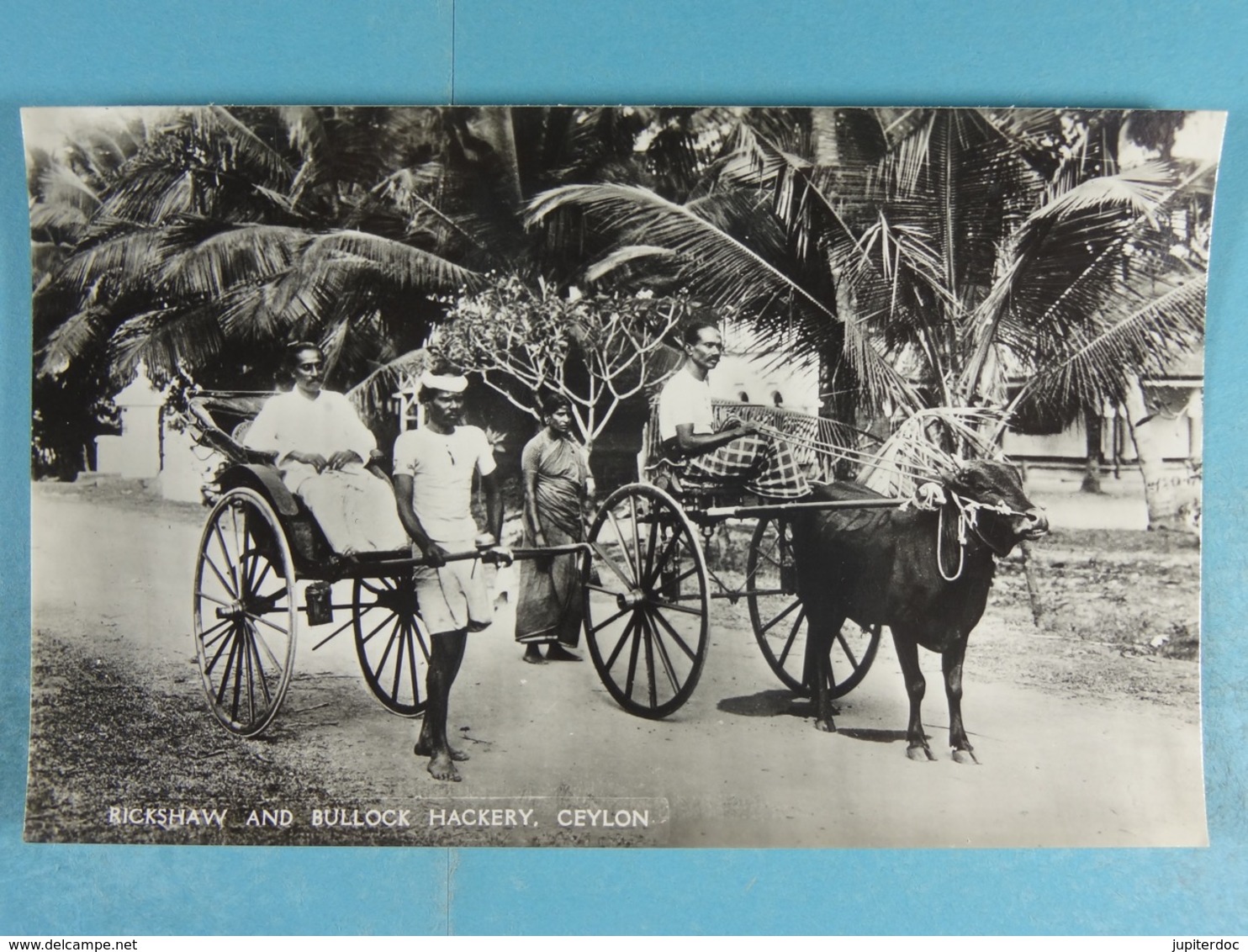 Rickshaw And Bullock Hackery Ceylon - Sri Lanka (Ceylon)