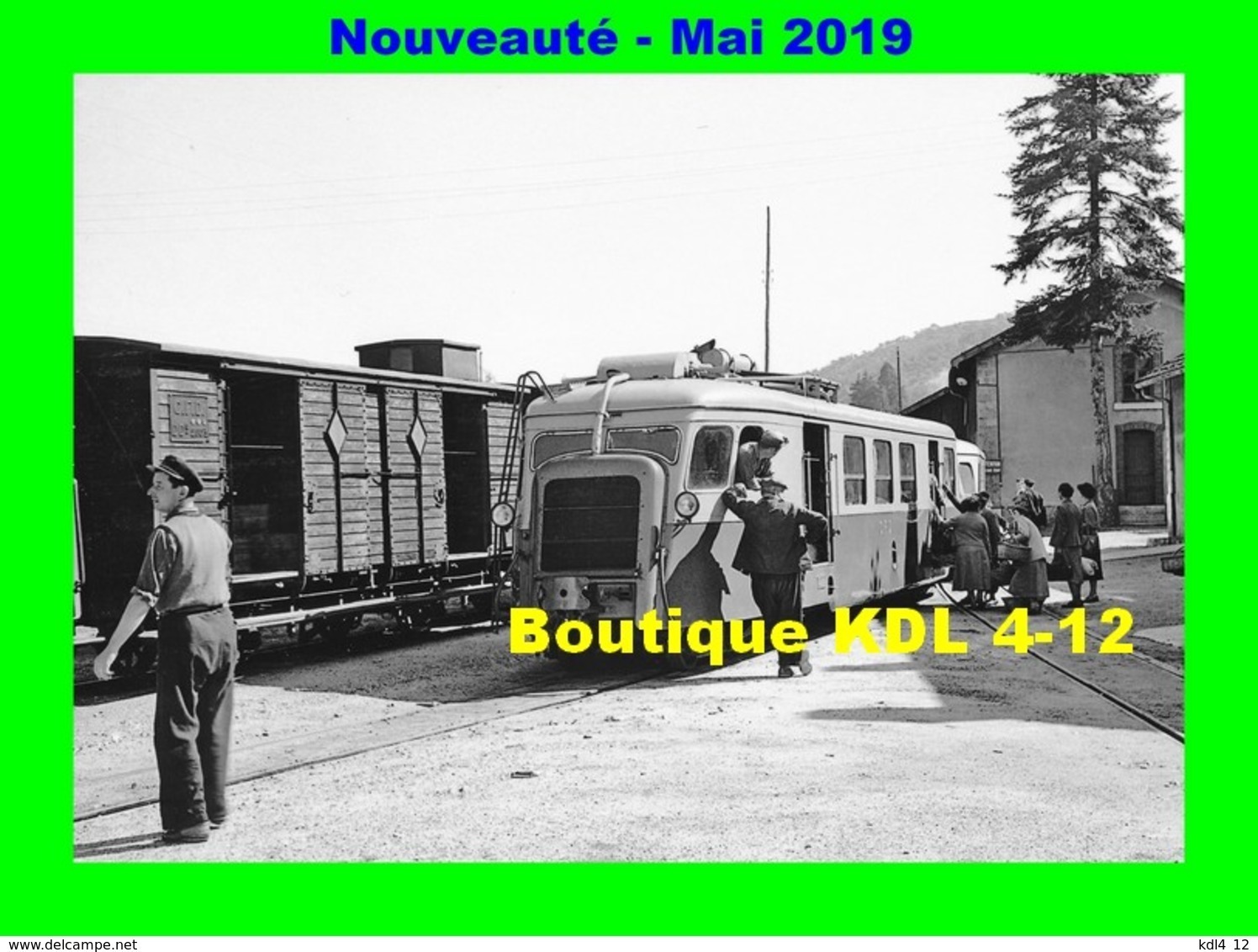 AL 565 - Autorail Billard A 150 D En Gare - LAMASTRE - Ardèche - CFD Vivarais - Trains