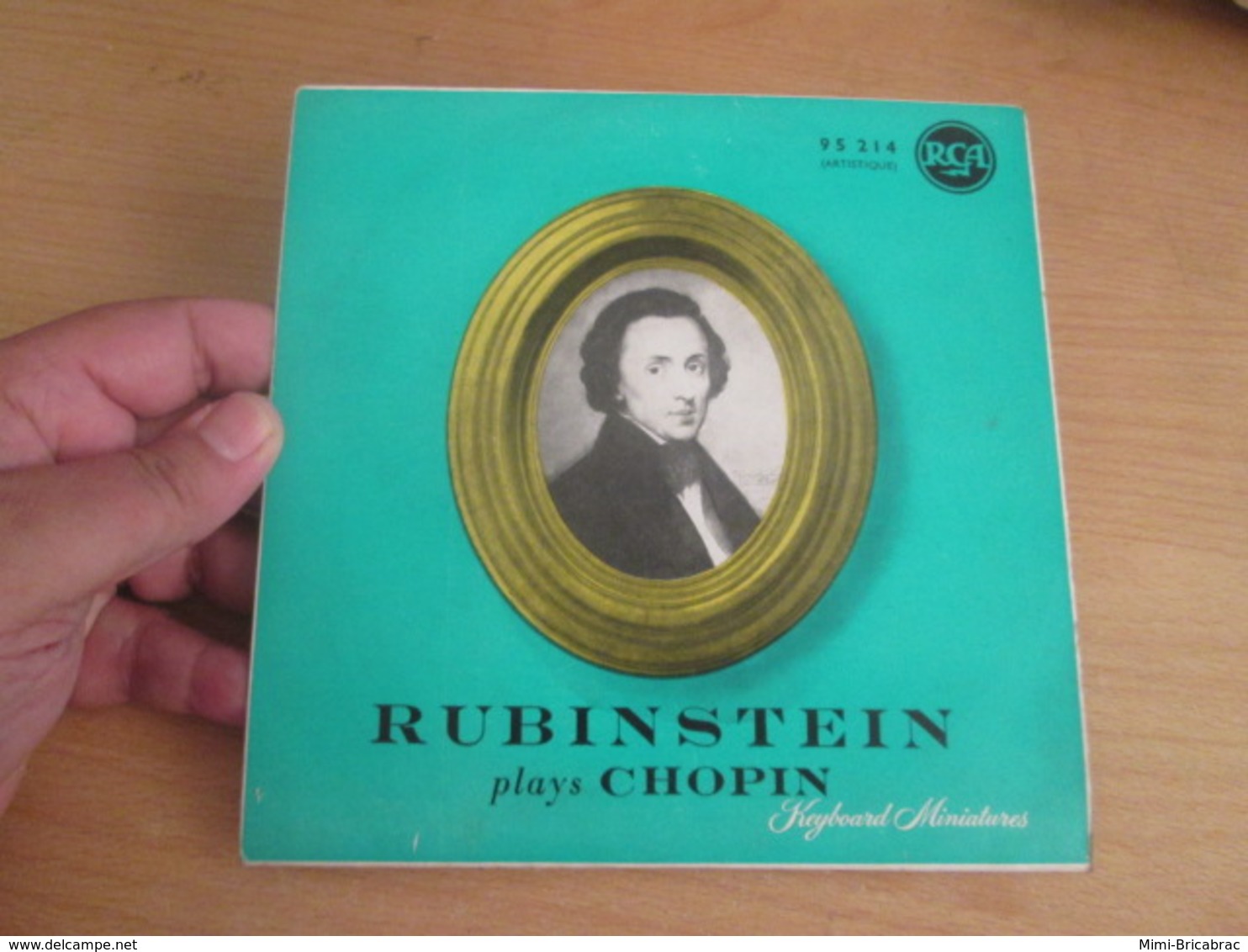 Vinyle 45T (7") RUBINSTEIN PLAYS CHOPIN 4 Valses Disque RCA 95 214 - Clásica