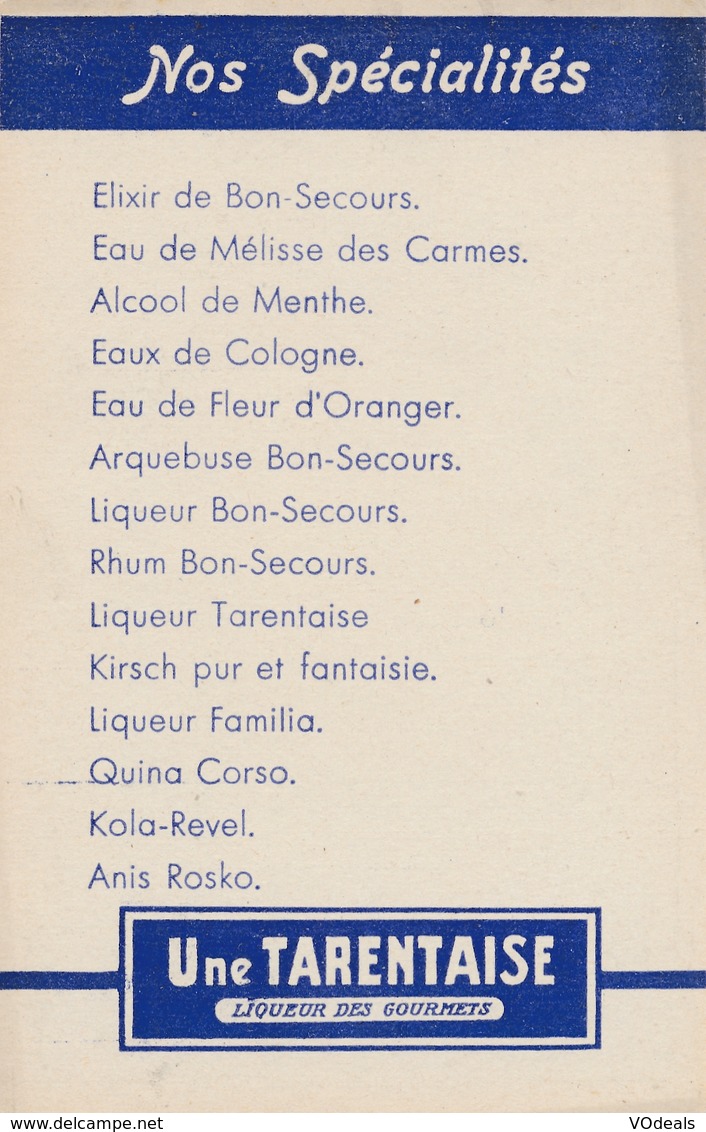 CPA - Theme - Publicité - Elixir Arquebuse Liqueur - Bon-Secours - Publicité