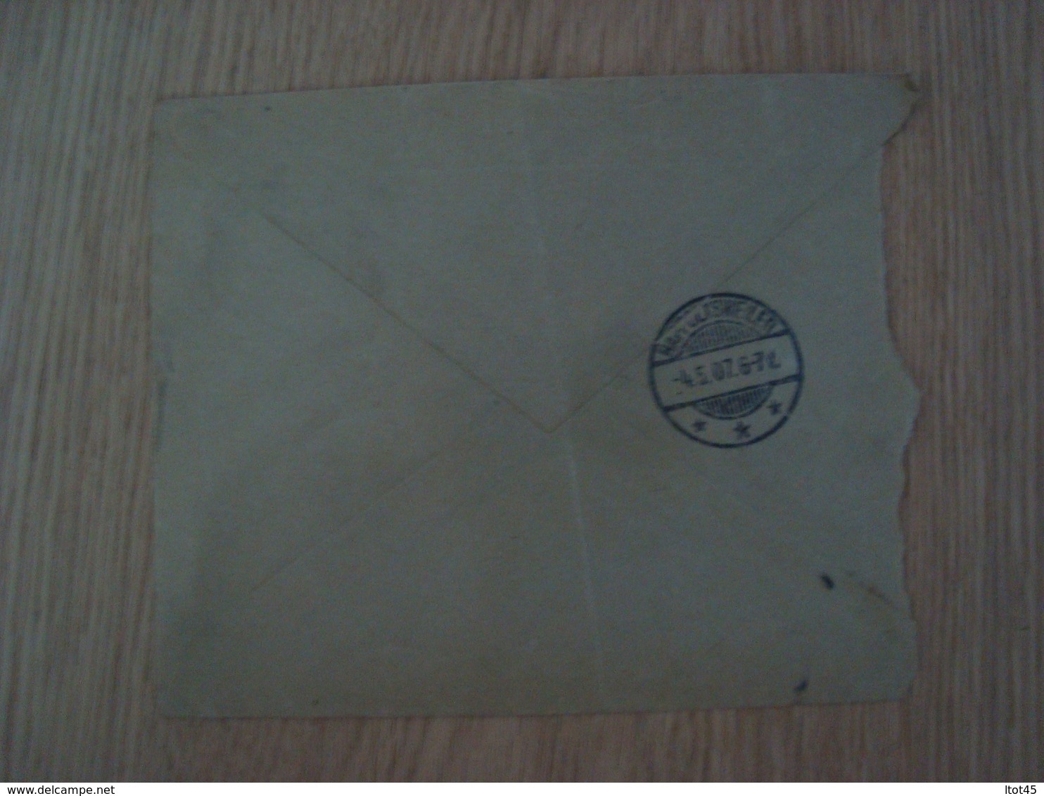 ENVELOPPE F.J BECK NOTAR HIRSINGEN OBER-ELSASS - Lettres & Documents