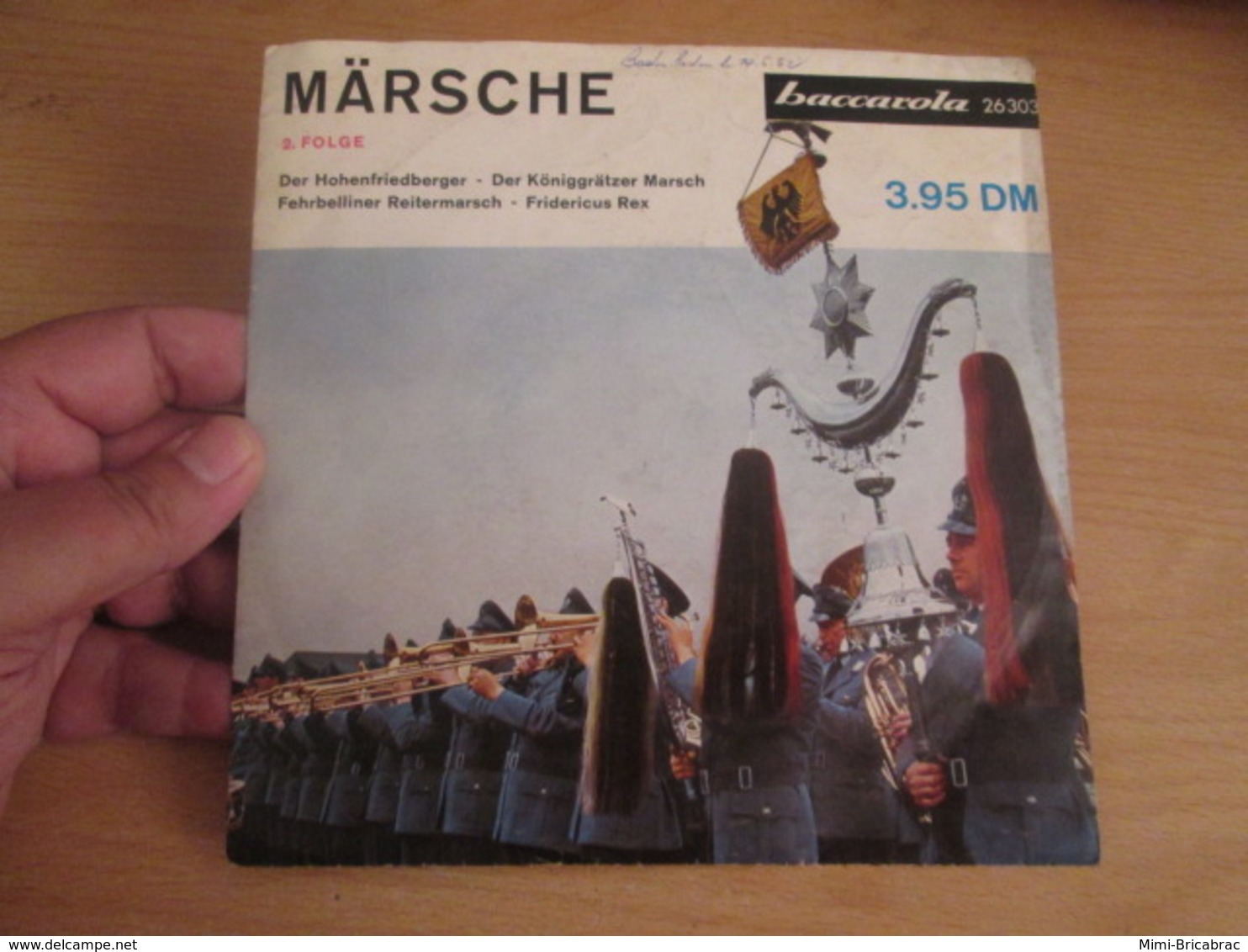 45TRS VINYL 7''/ GERMAN EP BACCAROLA 40486 / MARSCHE 2. FOLGE Marches Militaires Allemandes - World Music