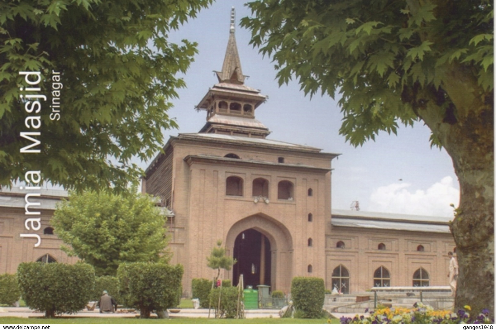 INDIA  2019  Jama Masjid  Srinagar  Kashmir  Built By Sultan Sikander  Stamped Card  # 20671  D Inde  Indien - Islam