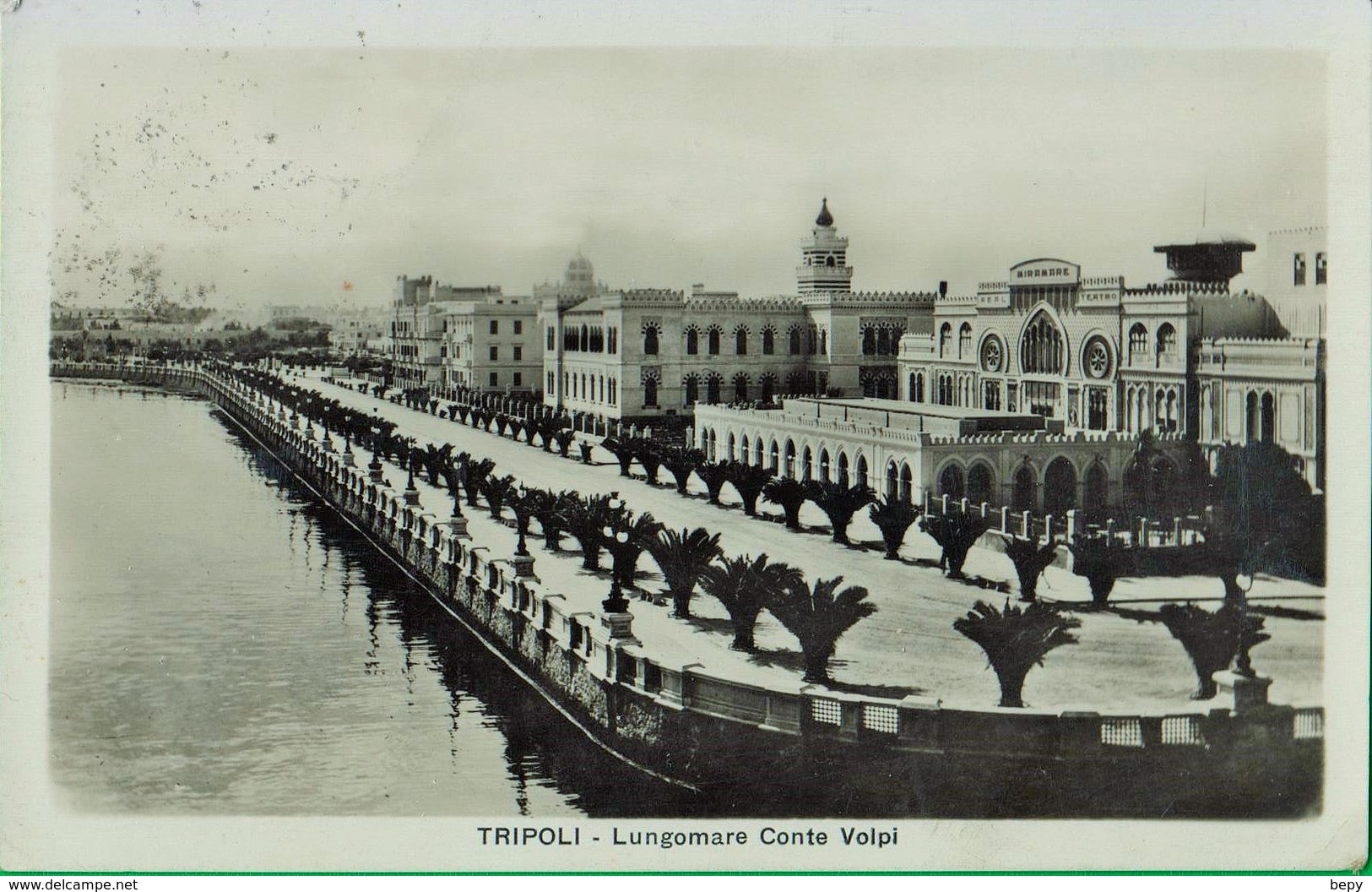 TRIPOLI. Cent. 10 Isolato Su Cartolina. Poste Coloniali. Colonie. Fiera Campionaria Di Tripoli.Struzzo.  865 - Libia