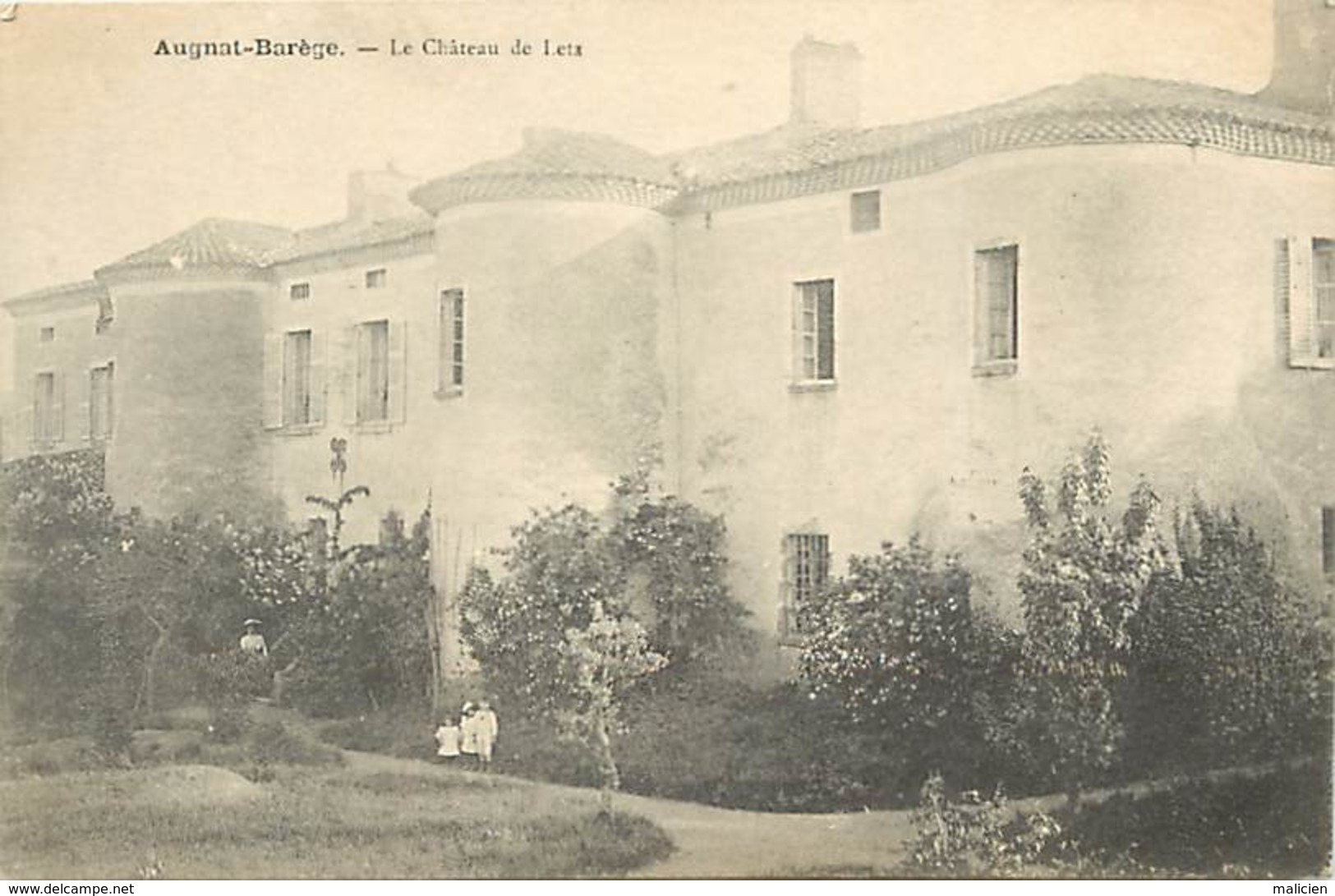 Dpts Div.-ref-AK633- Puy De Dôme - Augnat Barège - Le Chateau De Letz - Chateaux - Petit Plan Enfants - - Autres & Non Classés