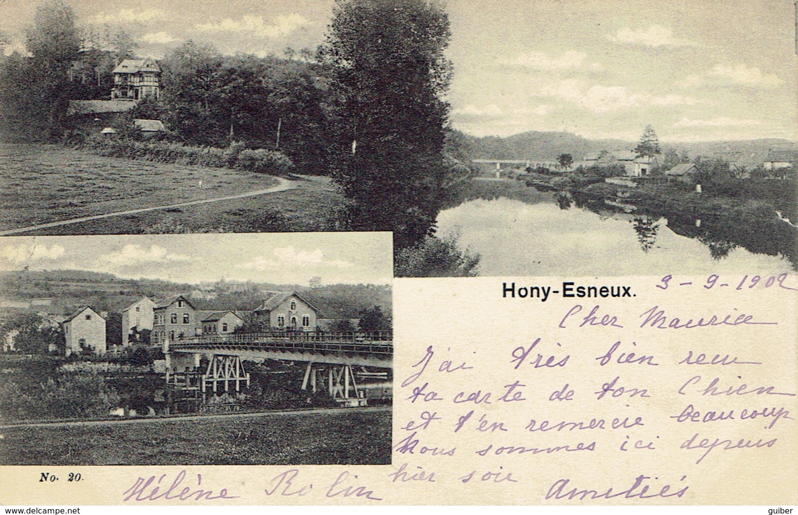 Hony Esneux  Multivues (3)  1902 - Esneux