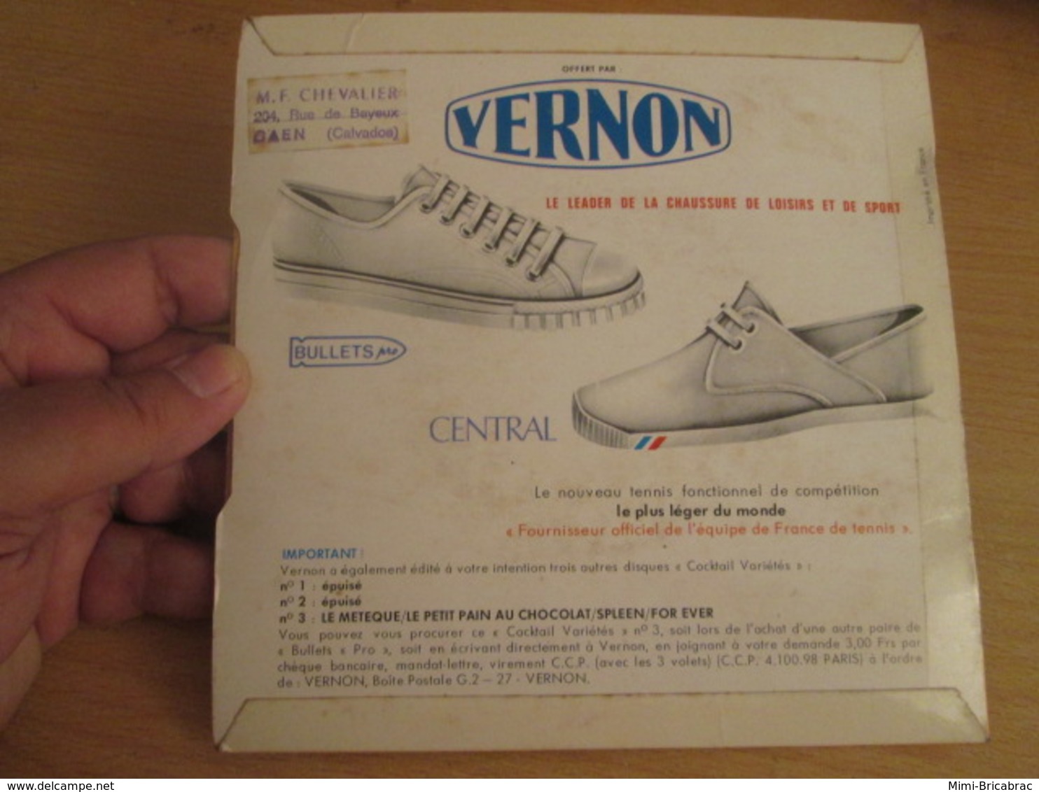 DISQUE 45 Tours Disque Pub VERNON Cocktail Variétés N°4 Petit Bonheur .. Alors Je Chante - Frederica - New Orleans Story - Hit-Compilations