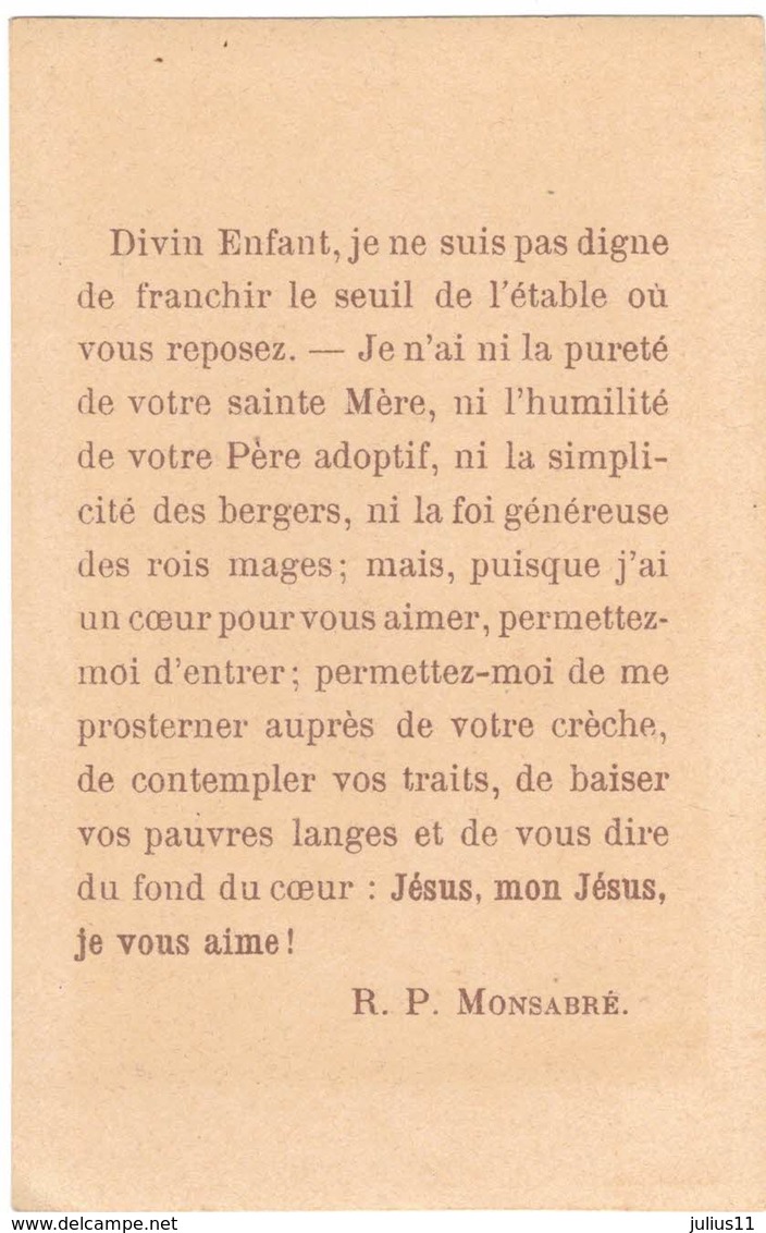 CHROMO BOUASSE N° 3775 ME VOICI Ô MON SAUVEUR IMAGE PIEUSE RELIGIEUSE HOLY CARD SANTINI HEILIG PRENTJE - Images Religieuses