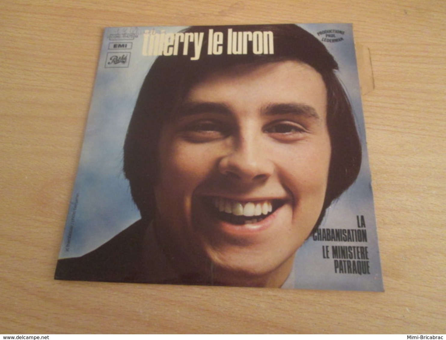 DISQUE Thierry LE LURON Vinyle 45T EP LA CHABANISATION Olympia 71 Languette PATHE 11475 - Cómica
