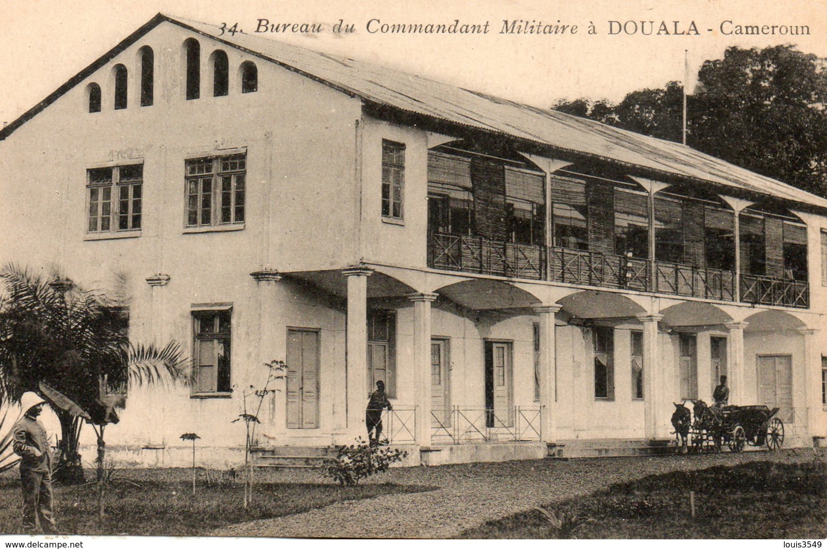 Bureau  Du  Commandant  Militaire.. .  à  Douala - Cameroun. - Cameroon