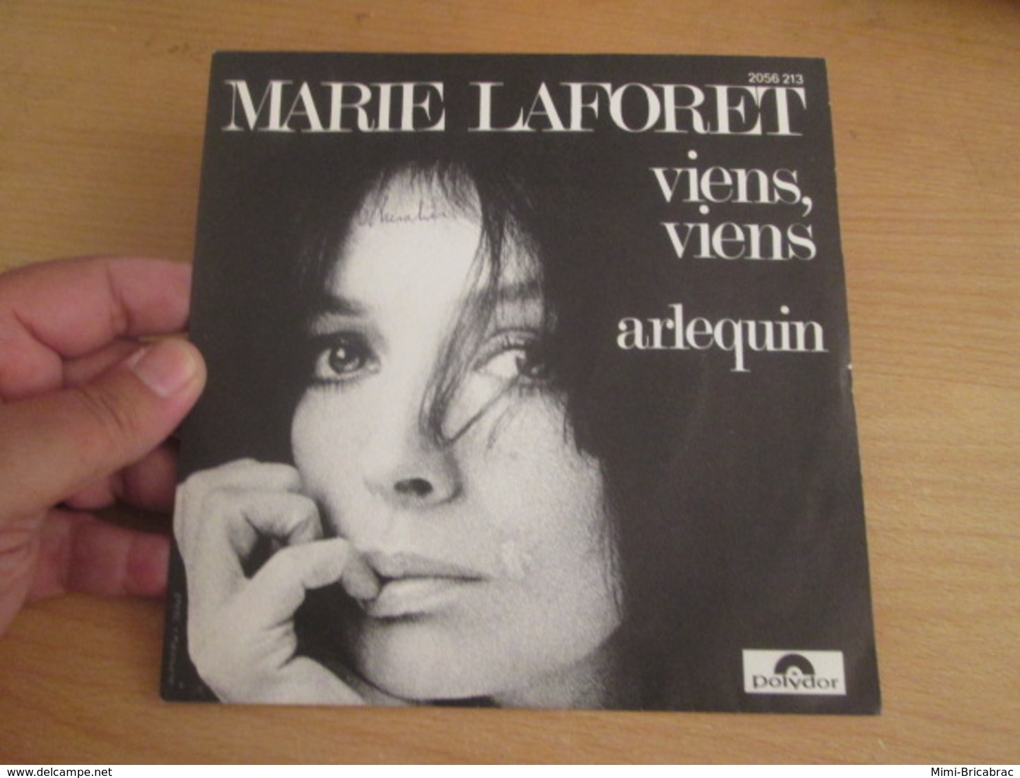 DISQUE Marie LAFORET Vinyle 45 Tours 7" SP VIENS VIENS - ARLEQUIN - POLYDOR 2056 213 - Disco, Pop