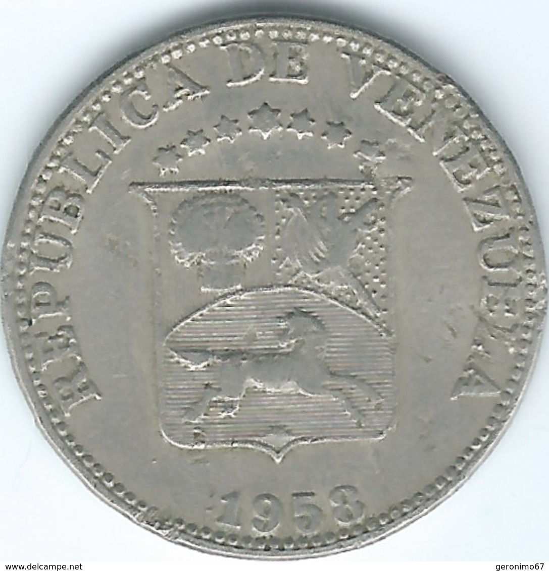 Venezuela - 1958 - 12½ Céntimos - KMY39 - Venezuela