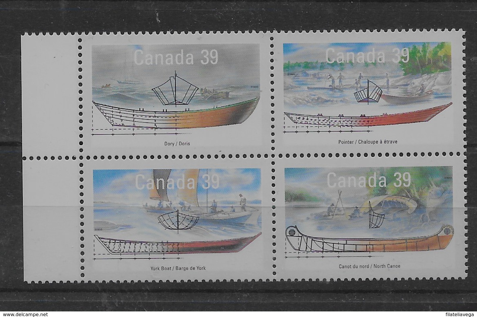 Serie De Canadá Nº Yvert 1135/38 ** BARCOS /SHIPS) - Nuevos