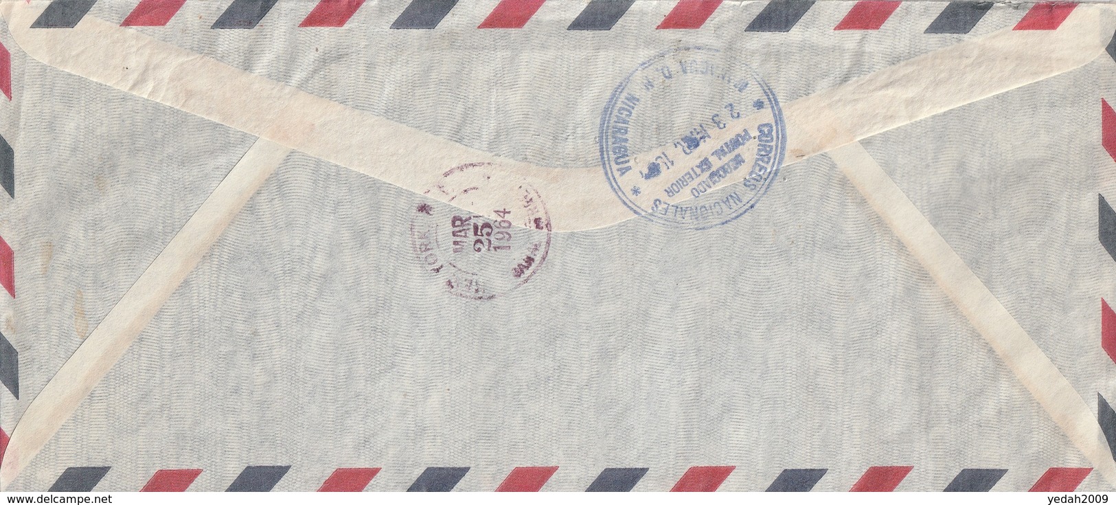 NICARAGUA AIR MAIL COVER - Nicaragua