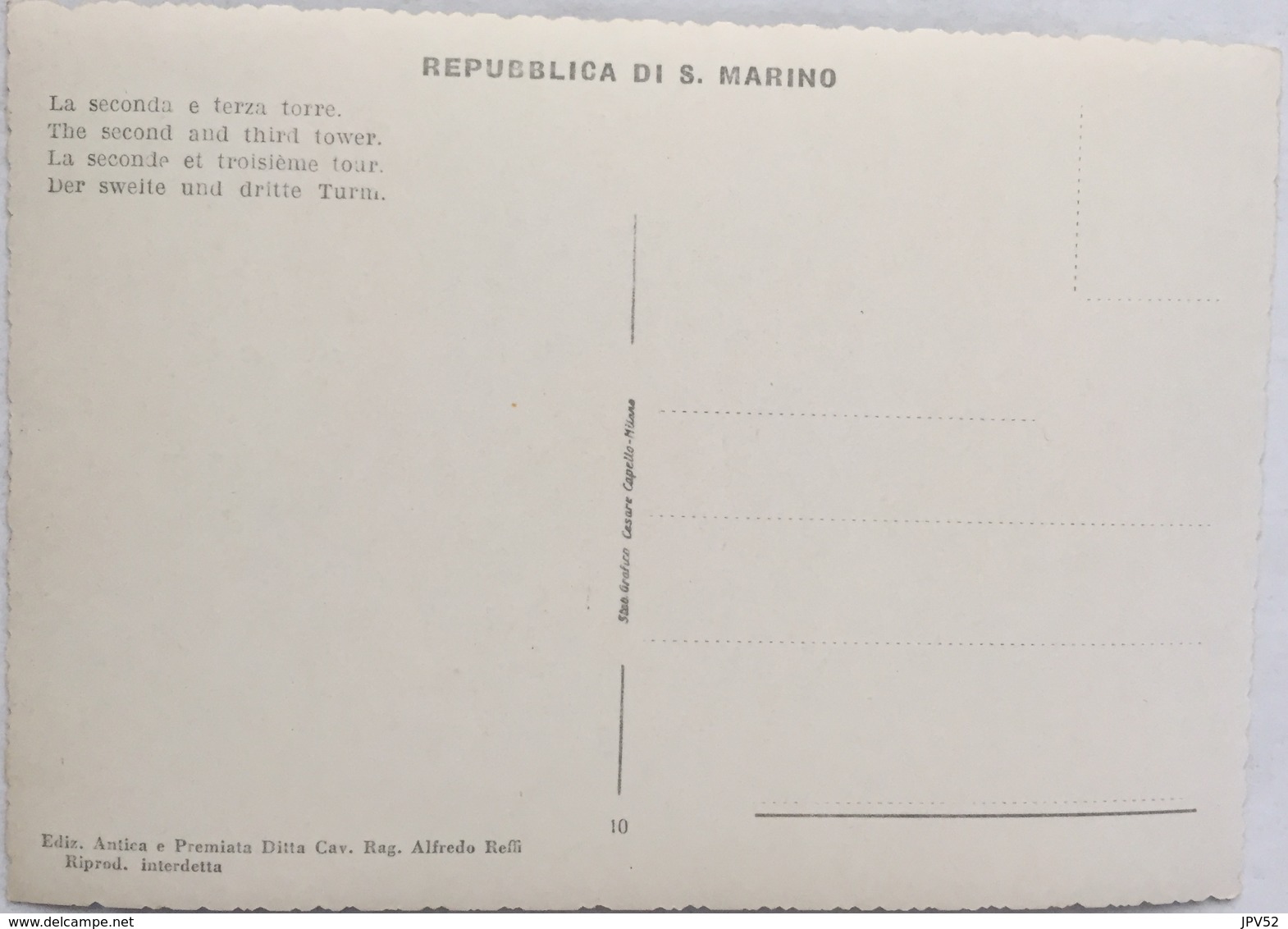 (200) Repubblica Di San Marino - La Seconda E Terza Torre - Saint-Marin