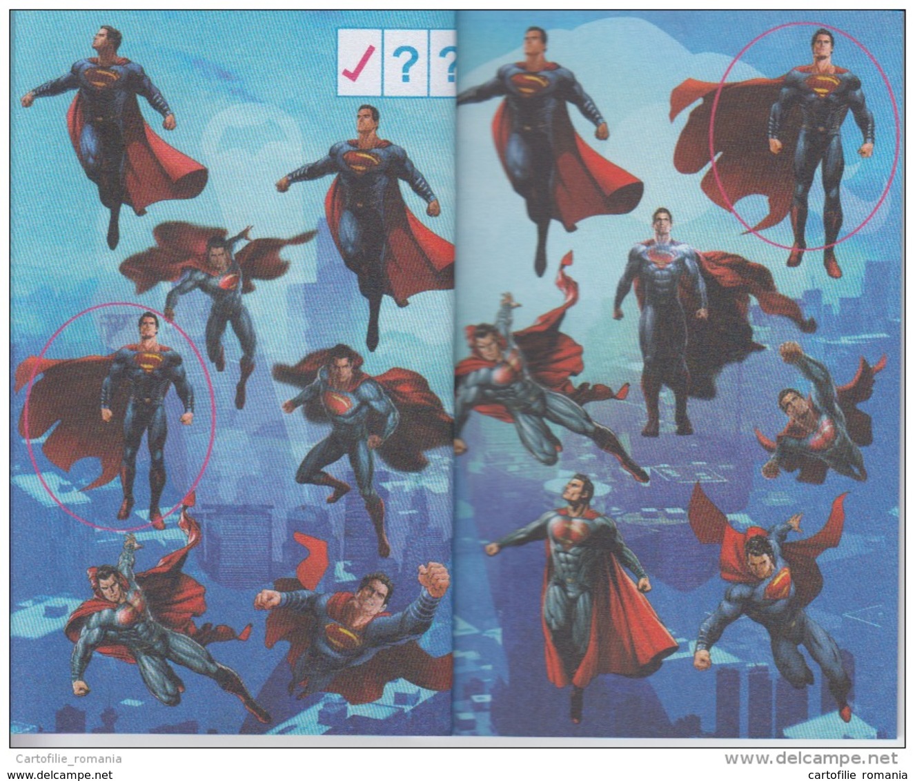 DC comics -  USA - Superman - Joe Schuster - Colouring book - Nestle edition - 2016 Warner Bros. - Book, comics, BD