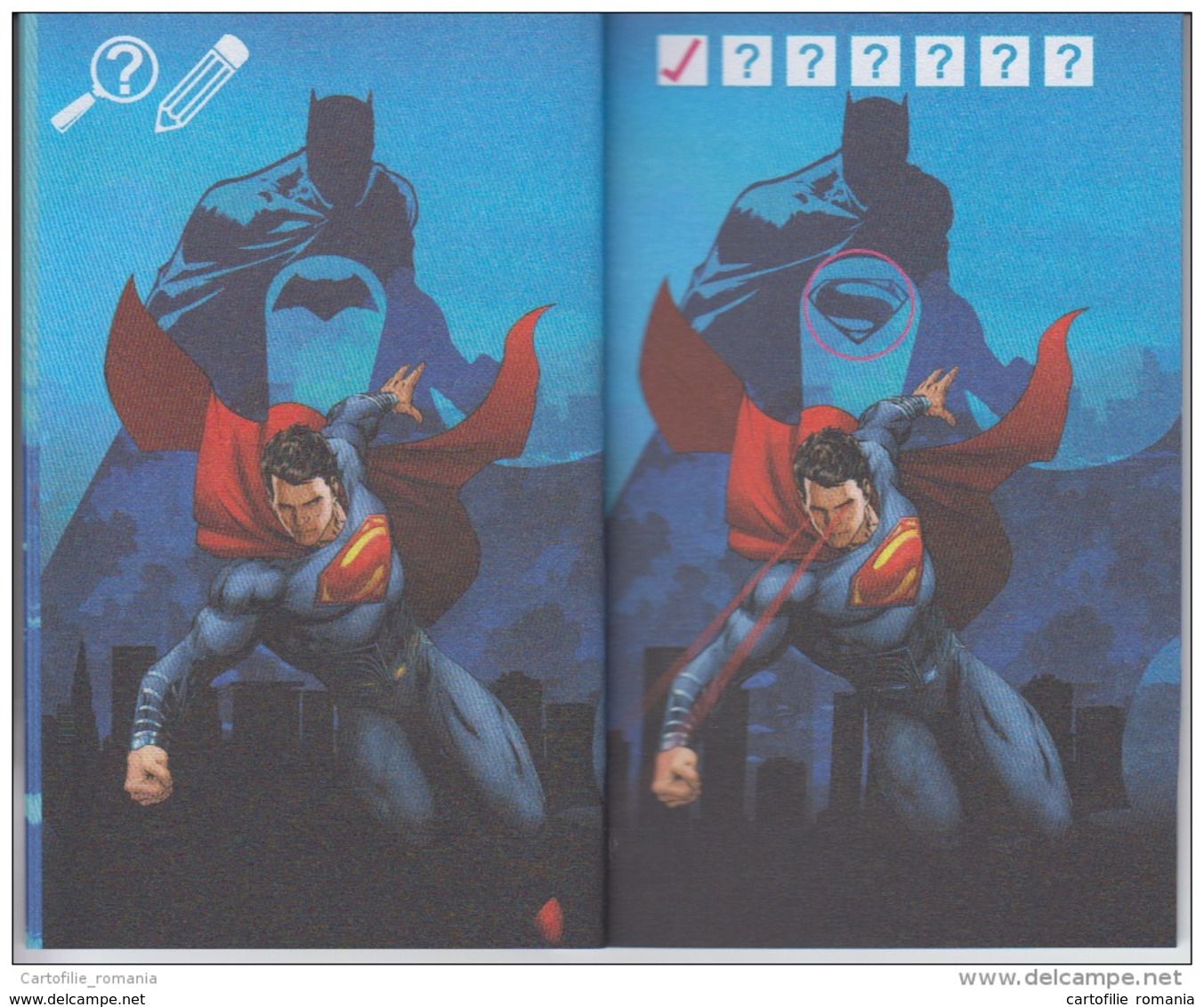 DC comics -  USA - Superman - Joe Schuster - Colouring book - Nestle edition - 2016 Warner Bros. - Book, comics, BD
