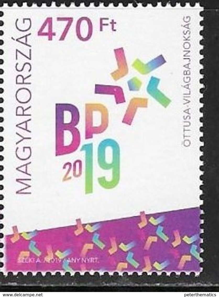 HUNGARY, 2019, MNH, SPORTS, MODERN PENTATHLON WORLD CHAMPIONSHIPS,1v - Other & Unclassified