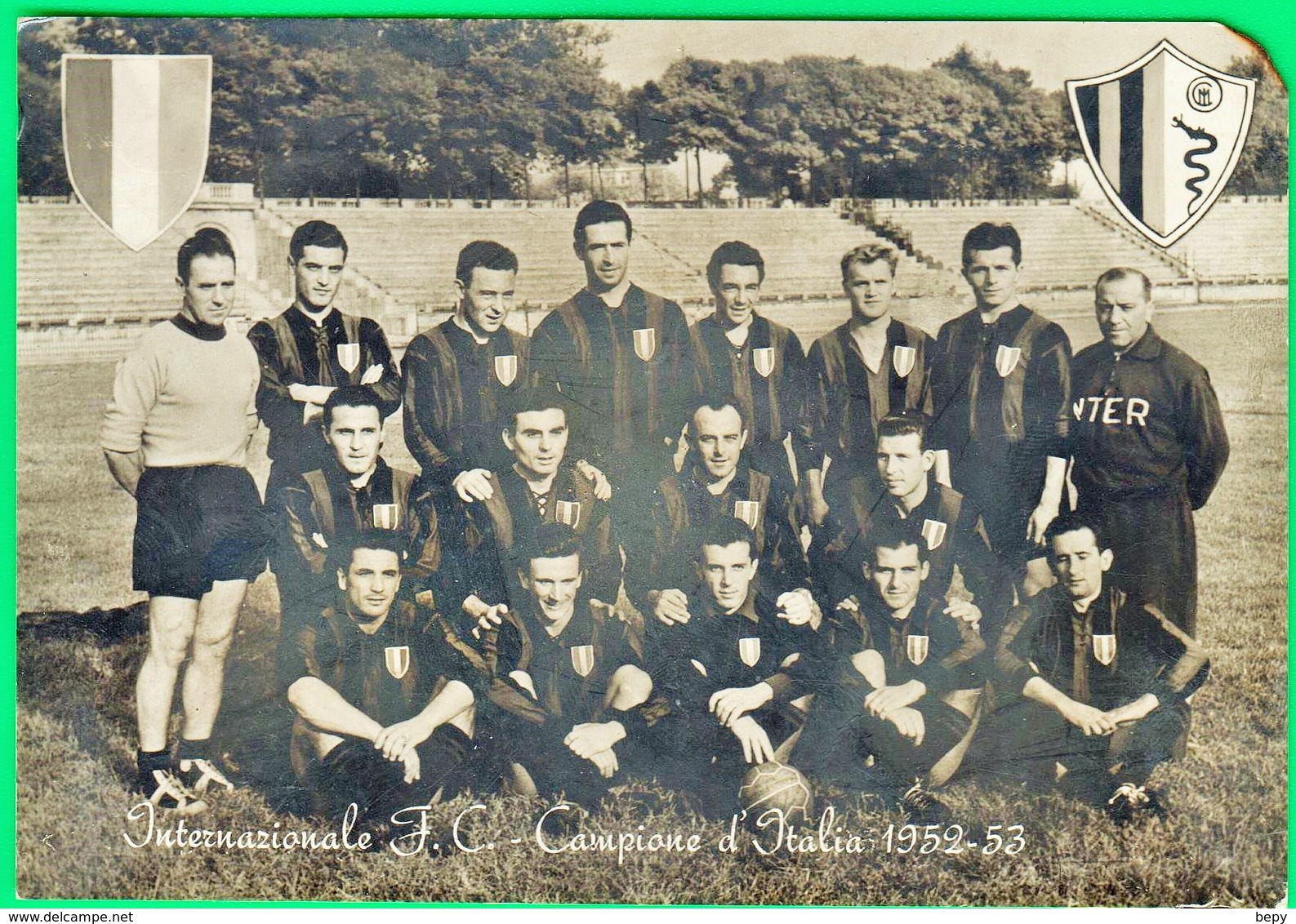 INTER. INTERNAZIONALE. 1952 - 1953. Suqdra. Calcio.  887 - Calcio