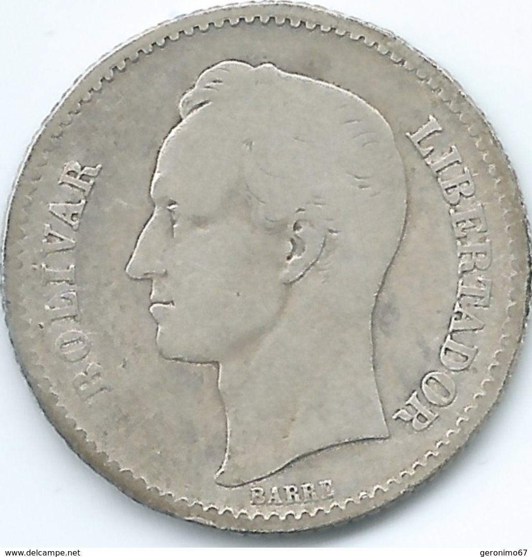 Venezuela - 1 Bolívar - 1935 - KMY22 - Venezuela