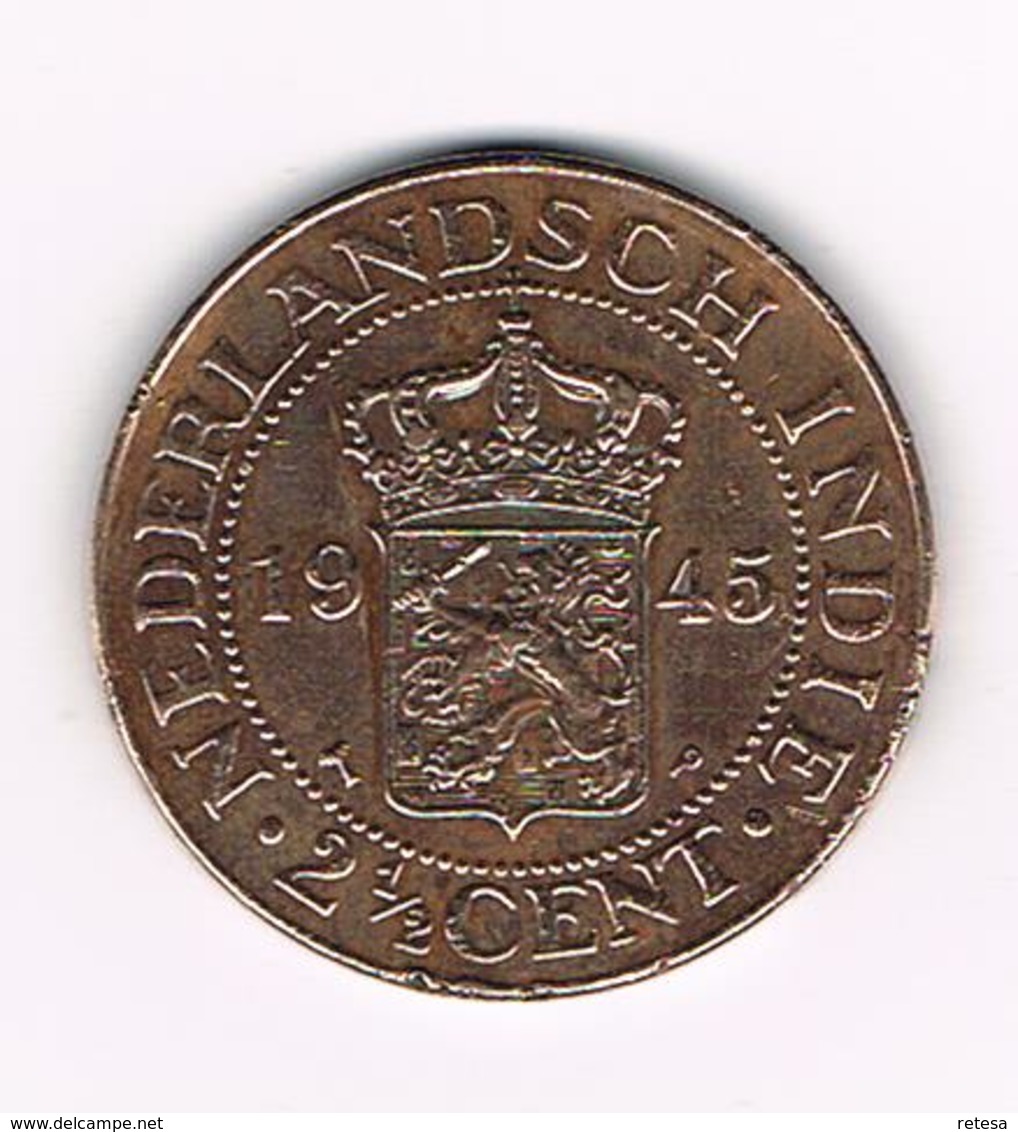 //   INDONESIE  2 1/2  CENTS 1945 P - Indonésie