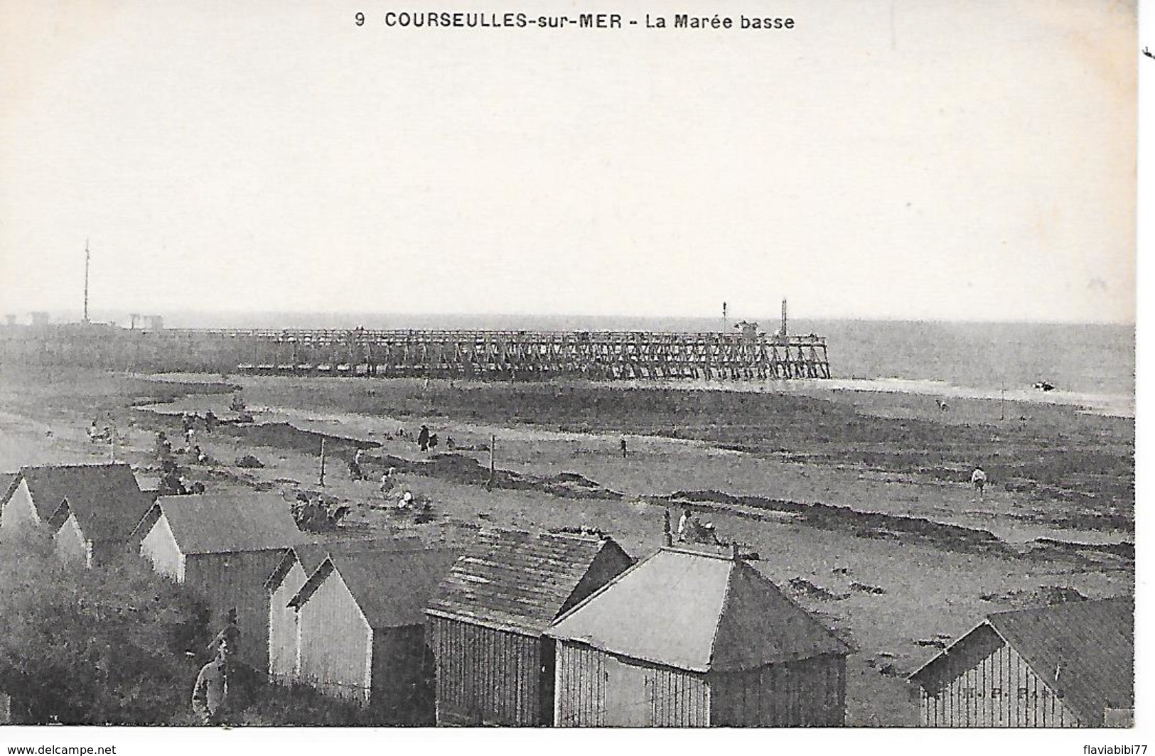 COURSEULLES-SUR-MER  - ( 14 ) - La Marée Basse - Courseulles-sur-Mer