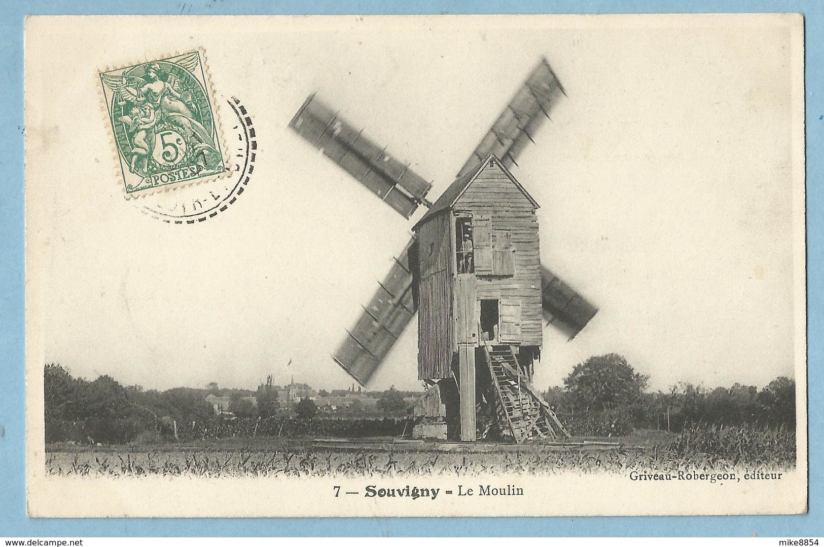 BA0157    CPA   SOUVIGNY  (Loir Et Cher)  Le Moulin  +++++ - Autres & Non Classés