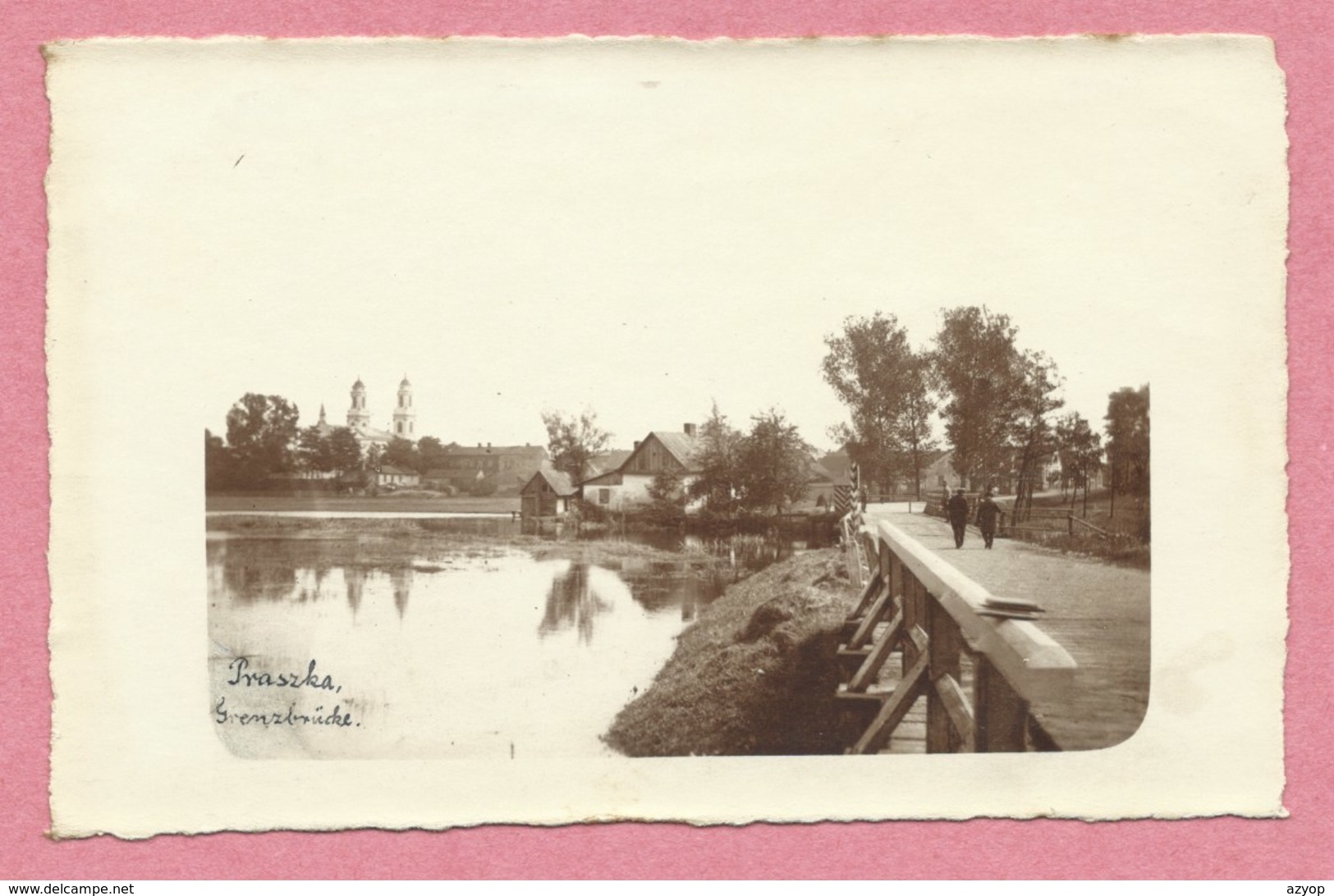 Polska - Polen - Pologne - PRASZKA - Carte Photo - Foto - Grenzbrücke - Guerre 14/18 - Polen